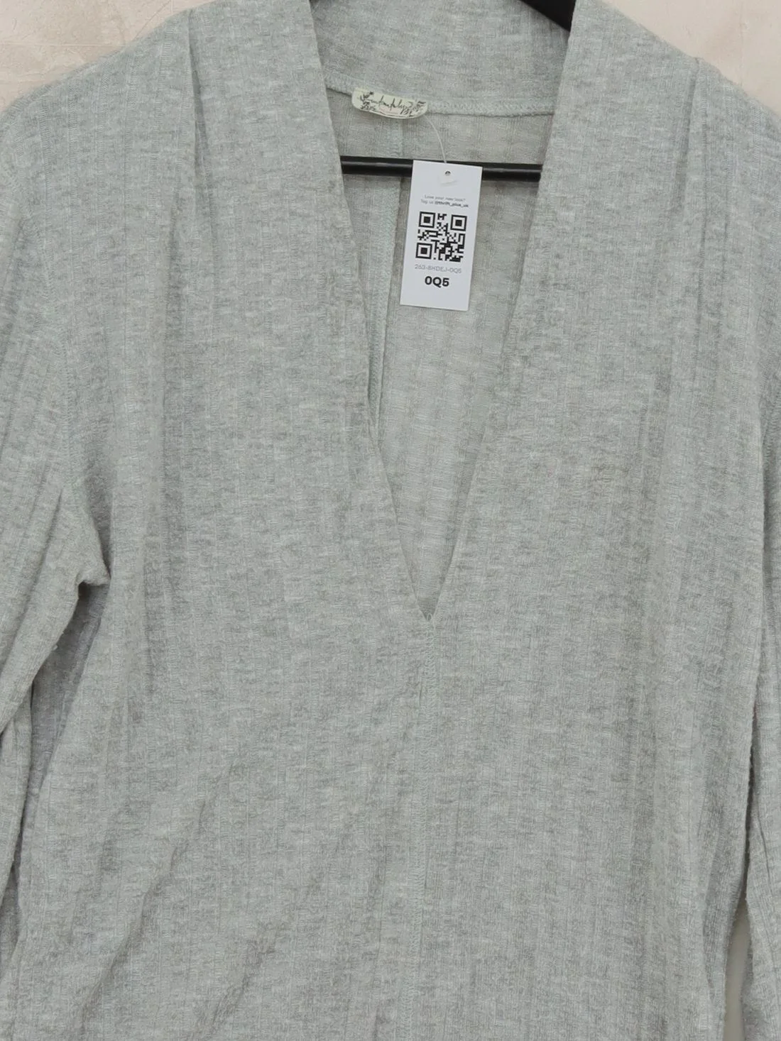 Intimately At Free People Women's Top XL Grey Polyester - Image 3
