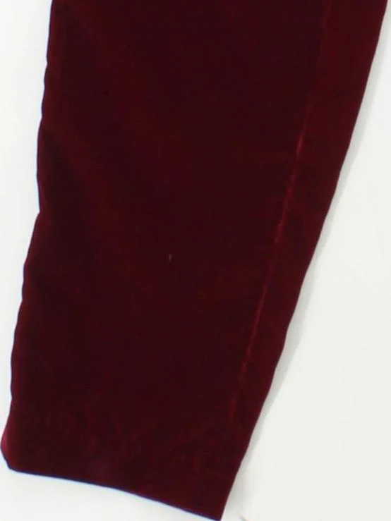 Intropia Women's Trousers UK 12 Red 100% Polyester Tapered Sweatpants - Image 4