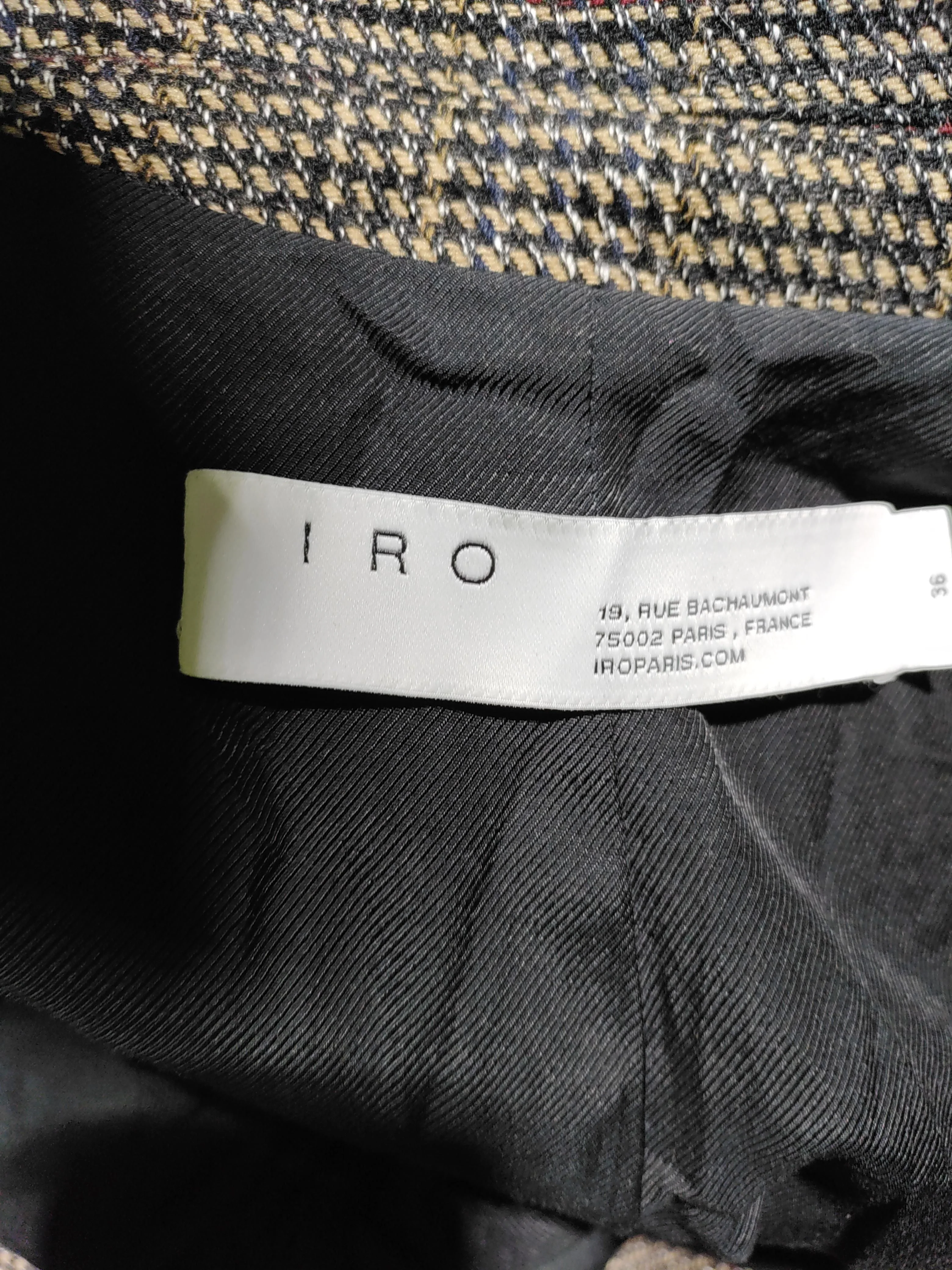 IRO Women's Blazer UK 8 Brown Wool - Image 5