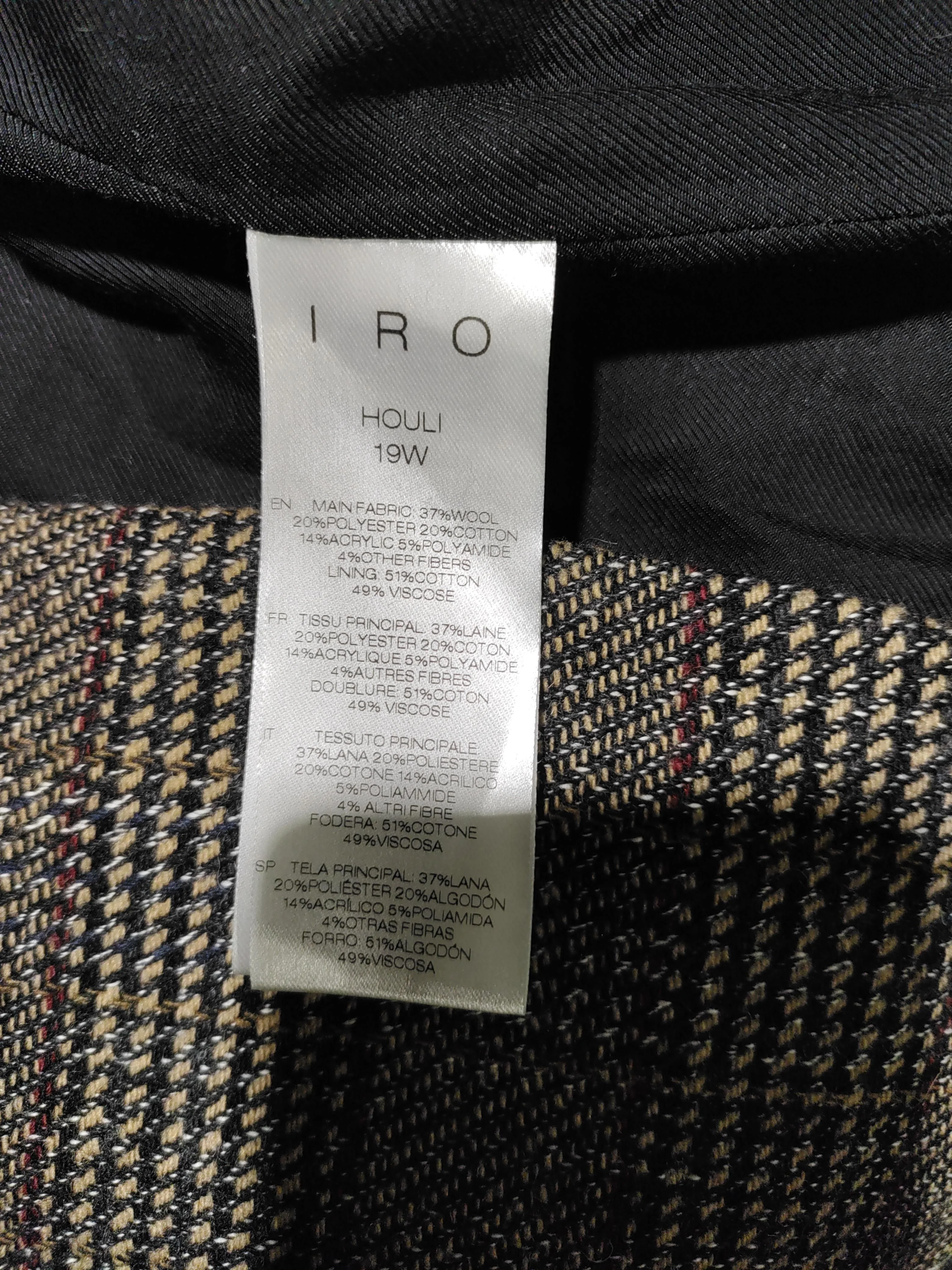 IRO Women's Blazer UK 8 Brown Wool - Image 6