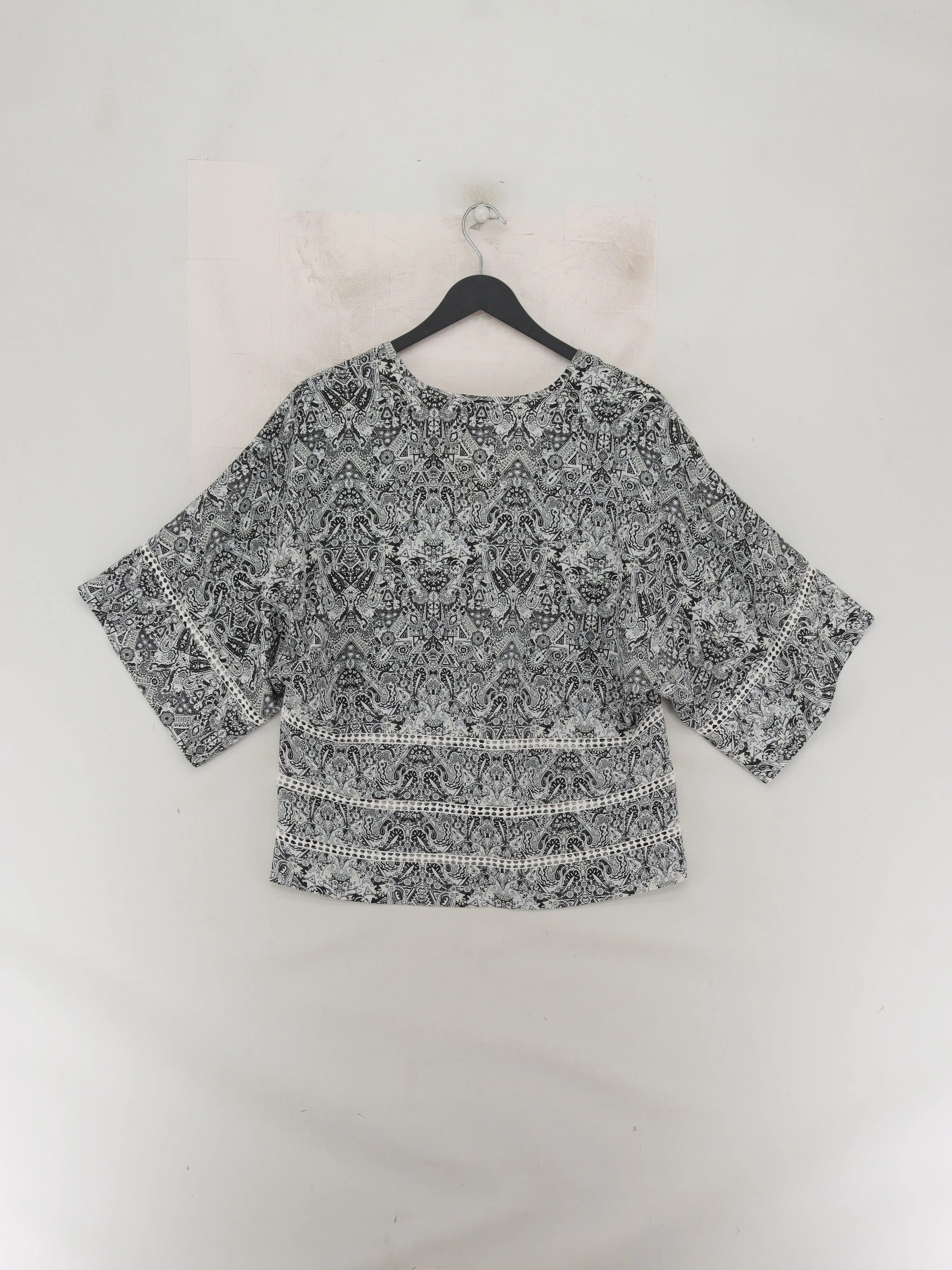 IRO Women's Top L Multi 100% Polyester 3/4 Sleeve Round Neck Basic - Image 2