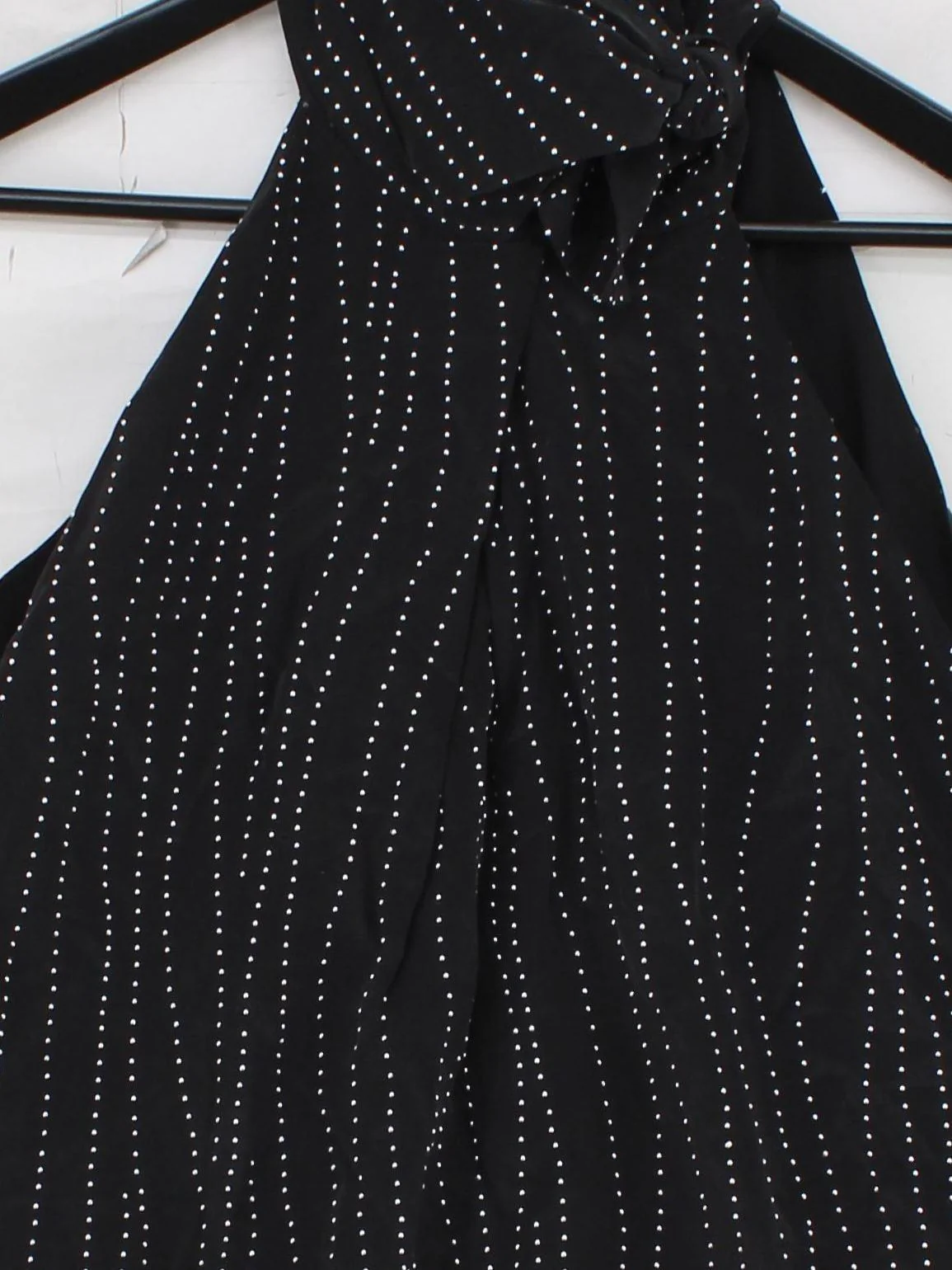 IRO Women's Top UK 12 Black Viscose with Silk, Polyester Basic - Image 3