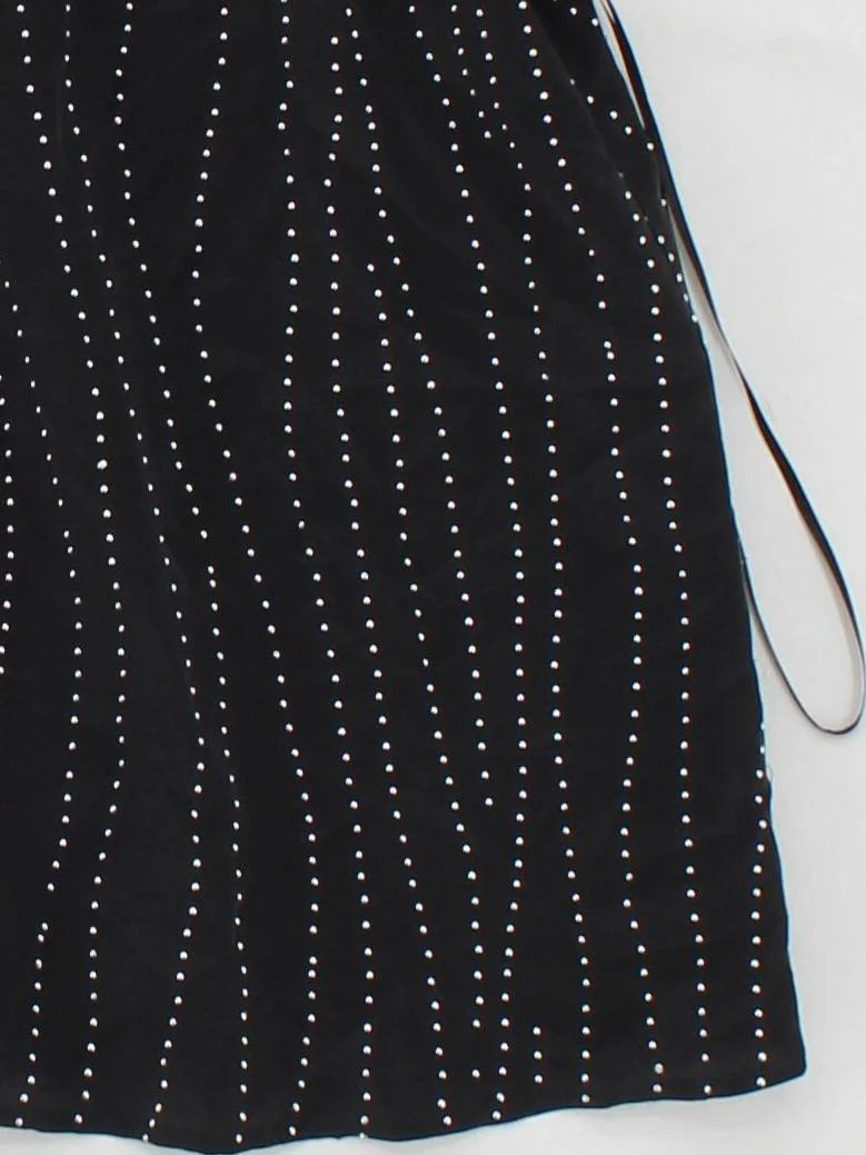 IRO Women's Top UK 12 Black Viscose with Silk, Polyester Basic - Image 4