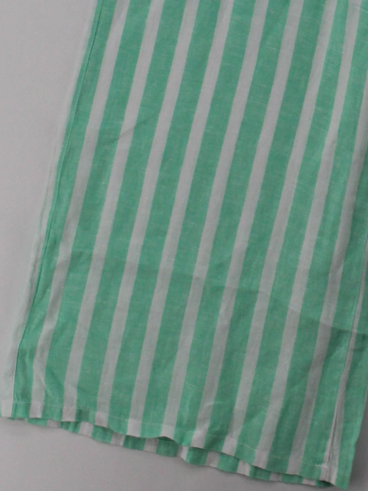 Isaac Mizrahi Women's Trousers M Multi Striped 100% Linen Wide-Leg Capri - Image 4