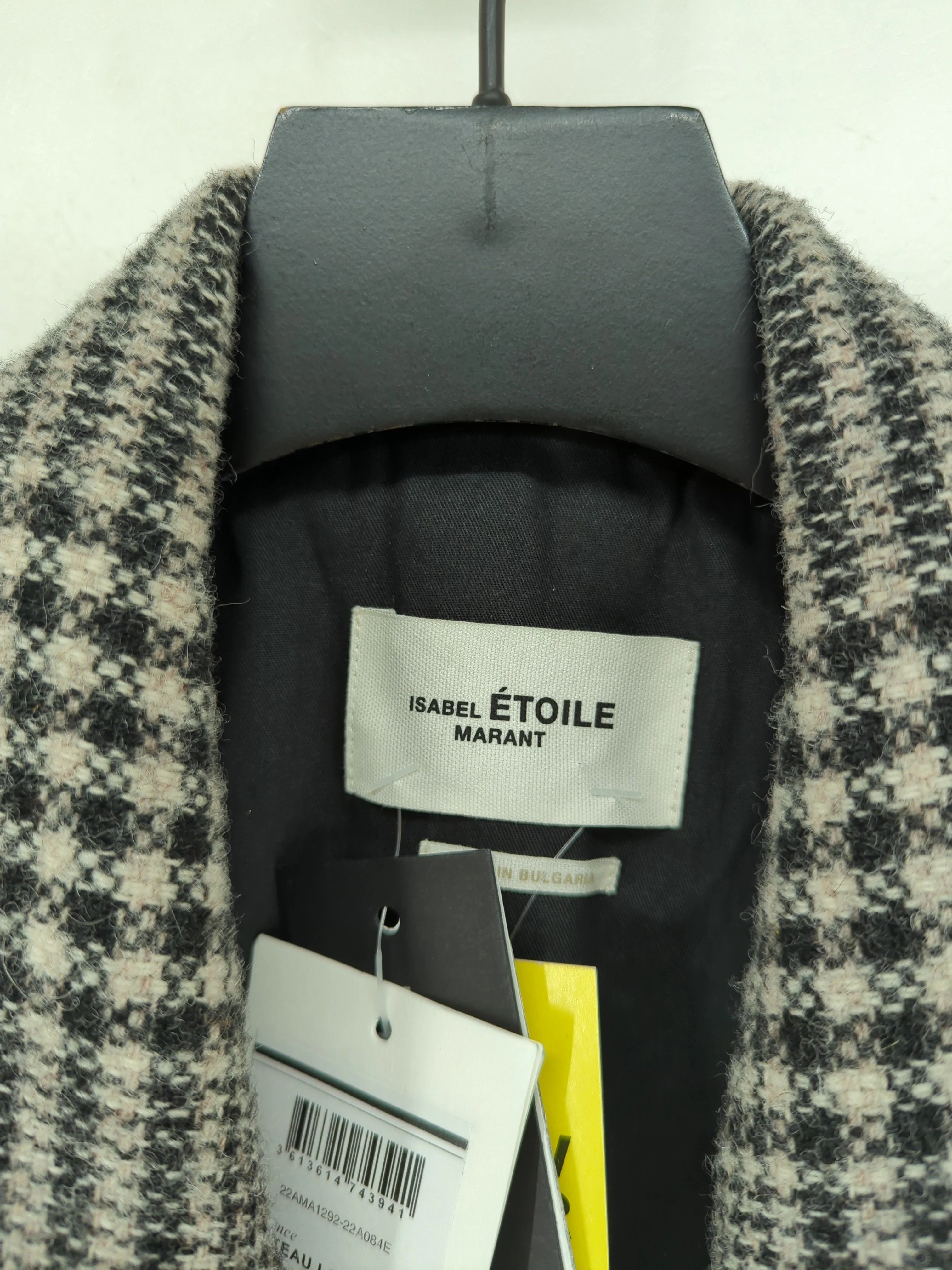 Isabel ETOILE Marant Men's Coat M Black Wool with Cotton, Other, Viscose Anorak - Image 5