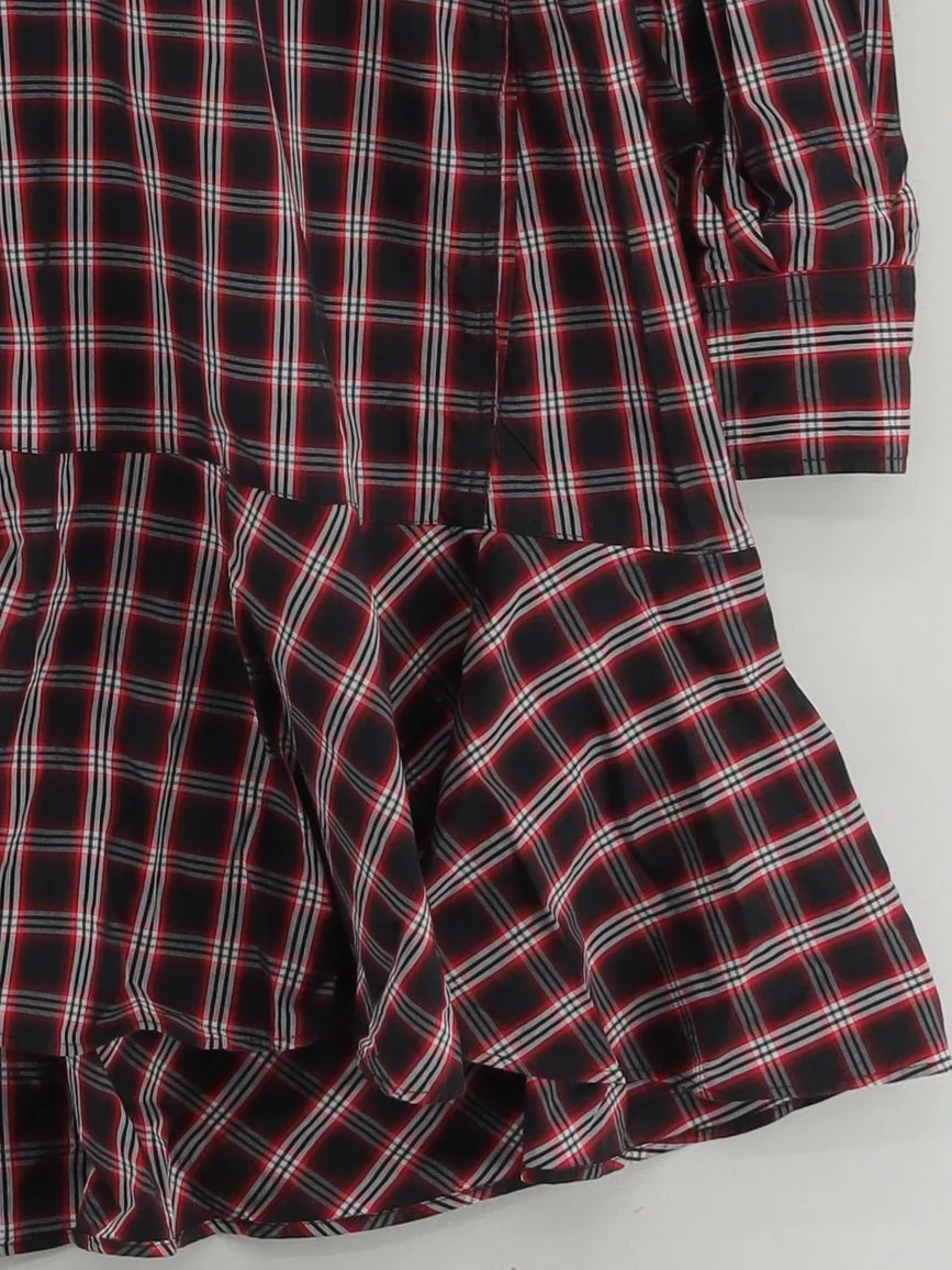 isabel ETOILE marant Shirt Mini Dress M in Red - Image 4