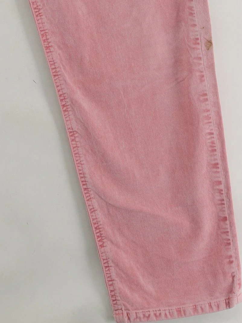 Isabel ETOILE Marant Women's Jeans W 30 in Pink 100% Cotton Mom - Image 4
