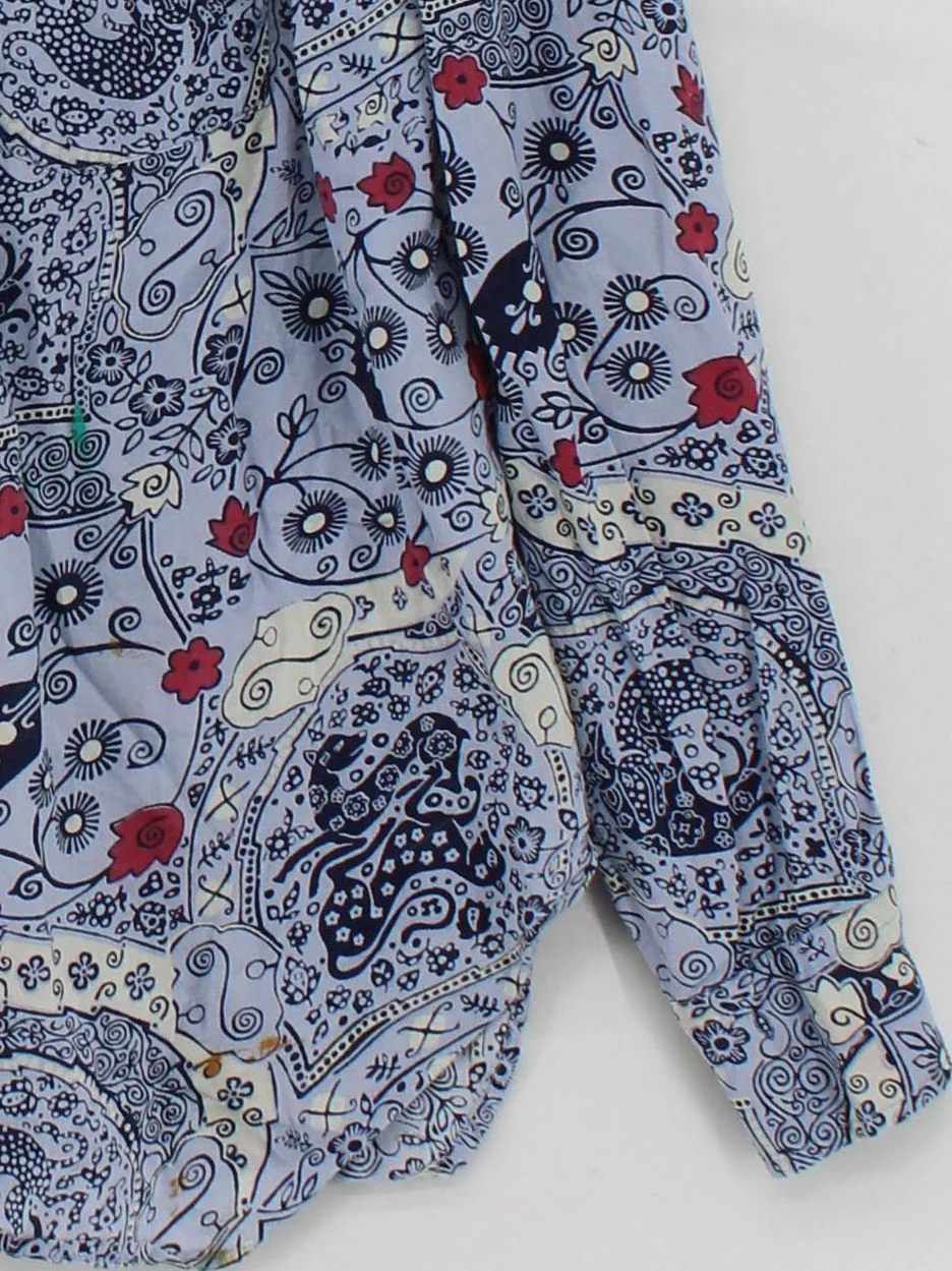 Isabel ETOILE Marant Women's Shirt UK 16 Multi 100% Cotton Basic - Image 4