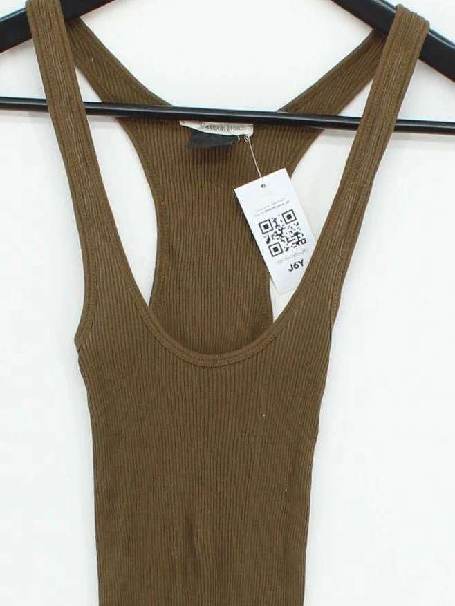 Isabel Marant Étoile Women's T-Shirt S Brown 100% Other Basic - Image 3