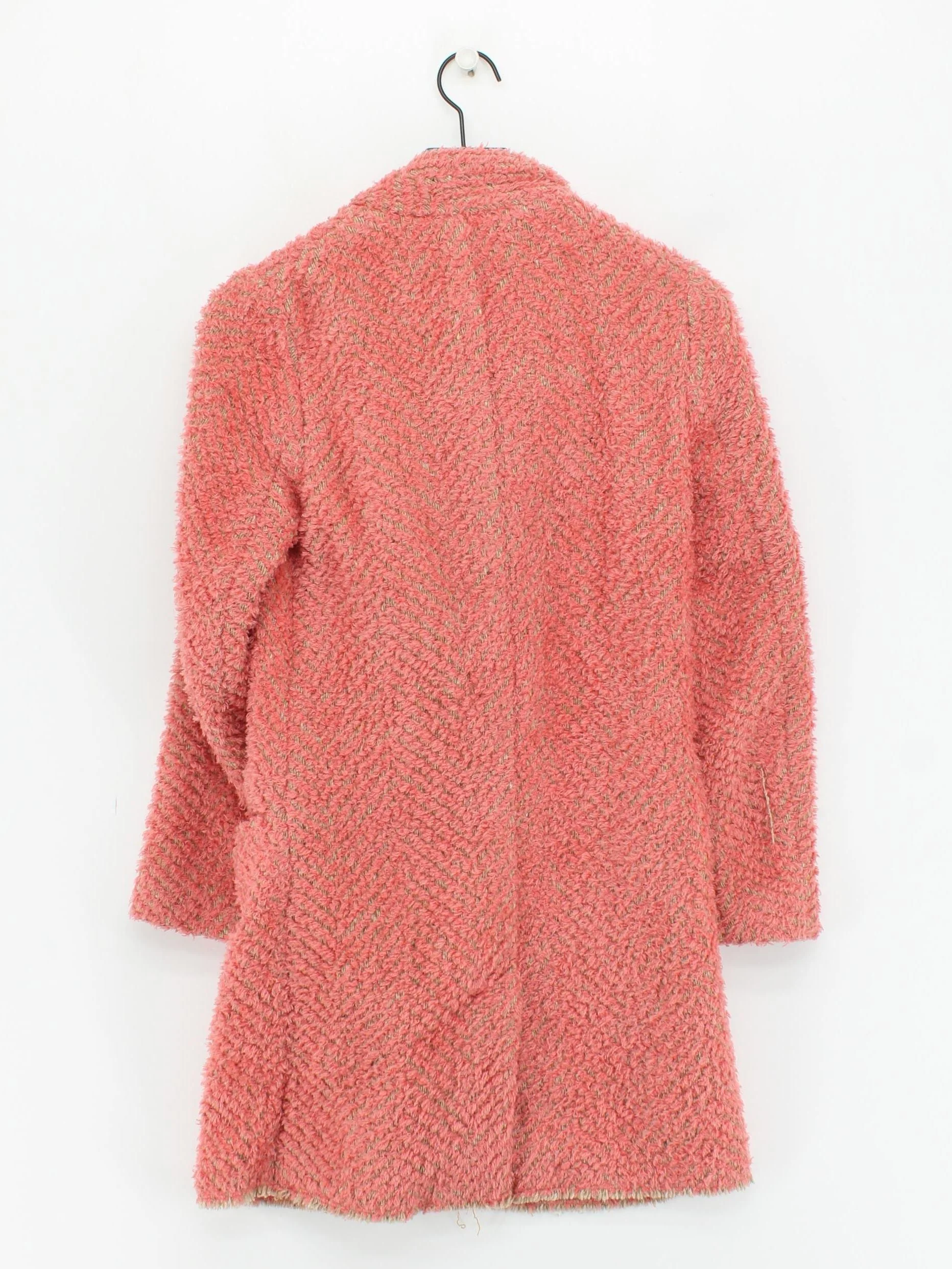 Isabel Marant Women's Coat UK 6 Pink Acrylic with Polyester Overcoat - Image 2