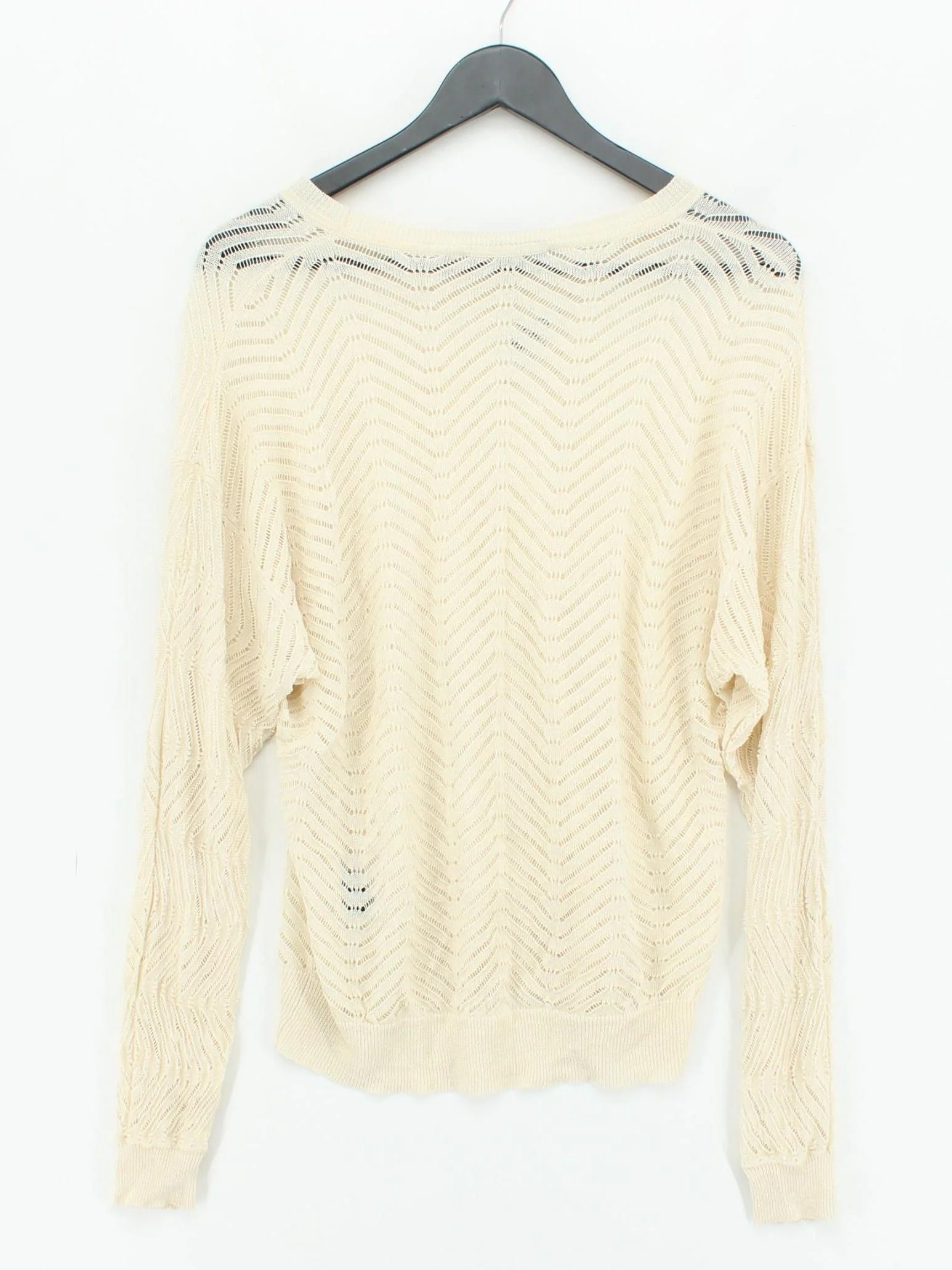 Isabel Marant Women's Jumper UK 14 Cream Linen with Polyamide Pullover - Image 2