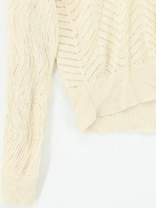 Isabel Marant Women's Jumper UK 14 Cream Linen with Polyamide Pullover - Image 4