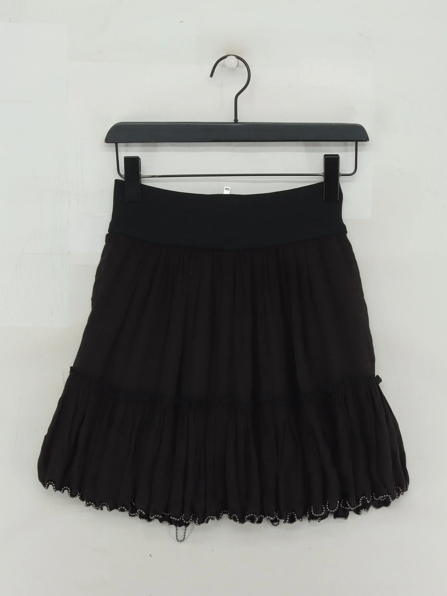 Isabel Marant Women's Mini Skirt UK 10 Black Cotton - Image 2