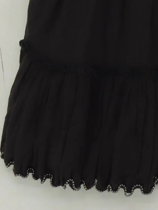 Isabel Marant Women's Mini Skirt UK 10 Black Cotton - Image 4