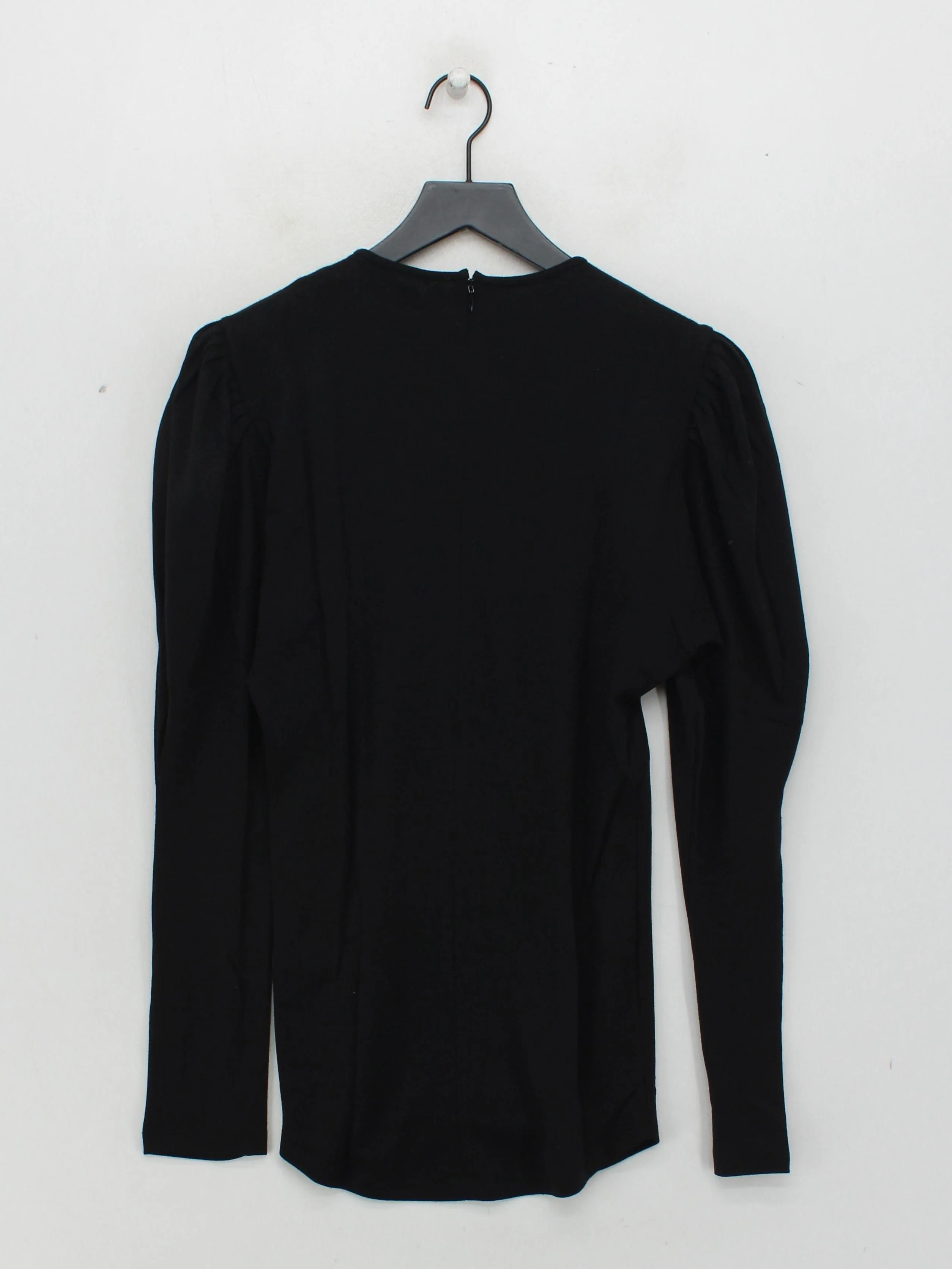 Isabel Marant Women's Top UK 8 Black Wool with Cotton Basic - Image 2