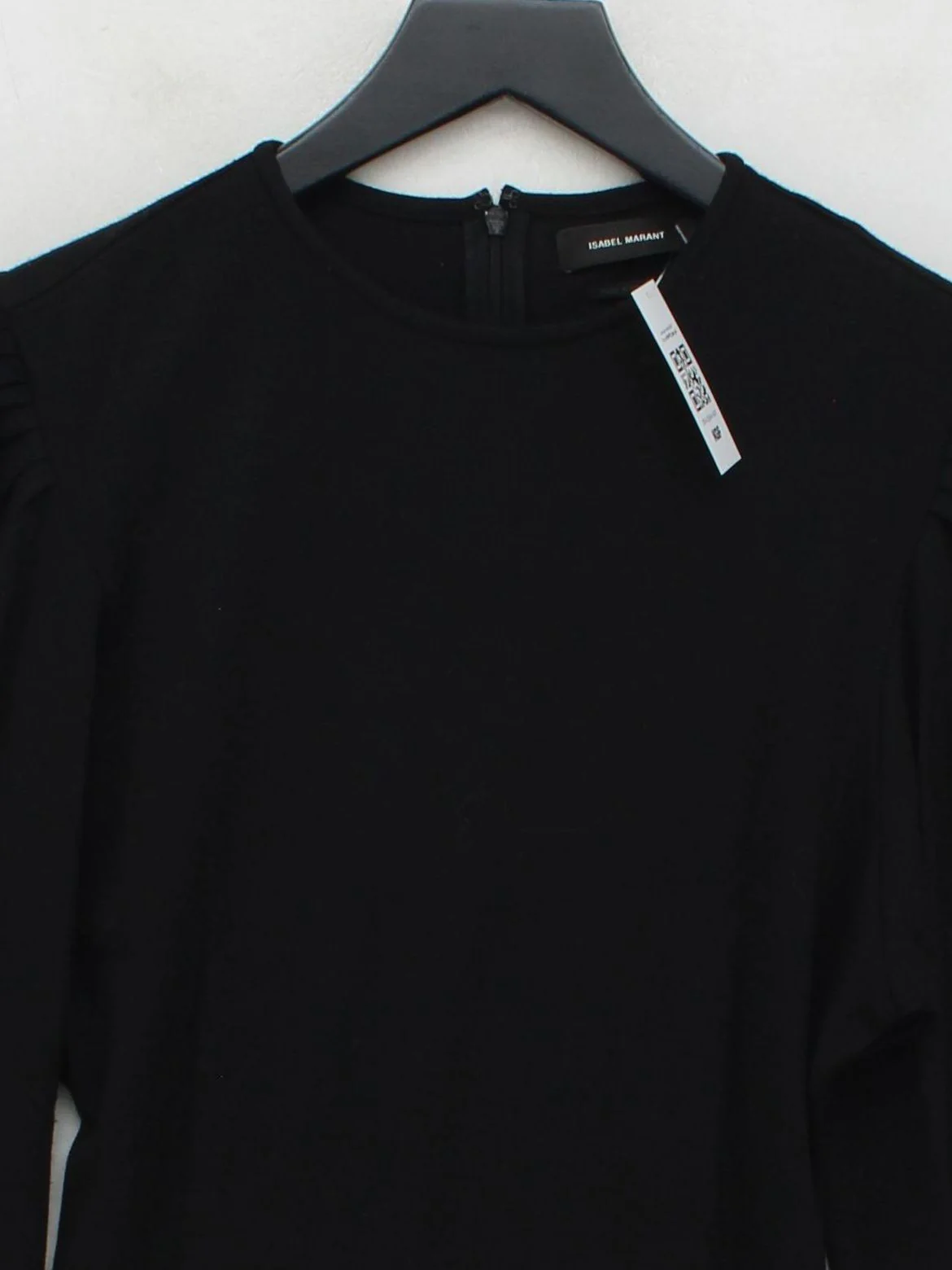 Isabel Marant Women's Top UK 8 Black Wool with Cotton Basic - Image 3