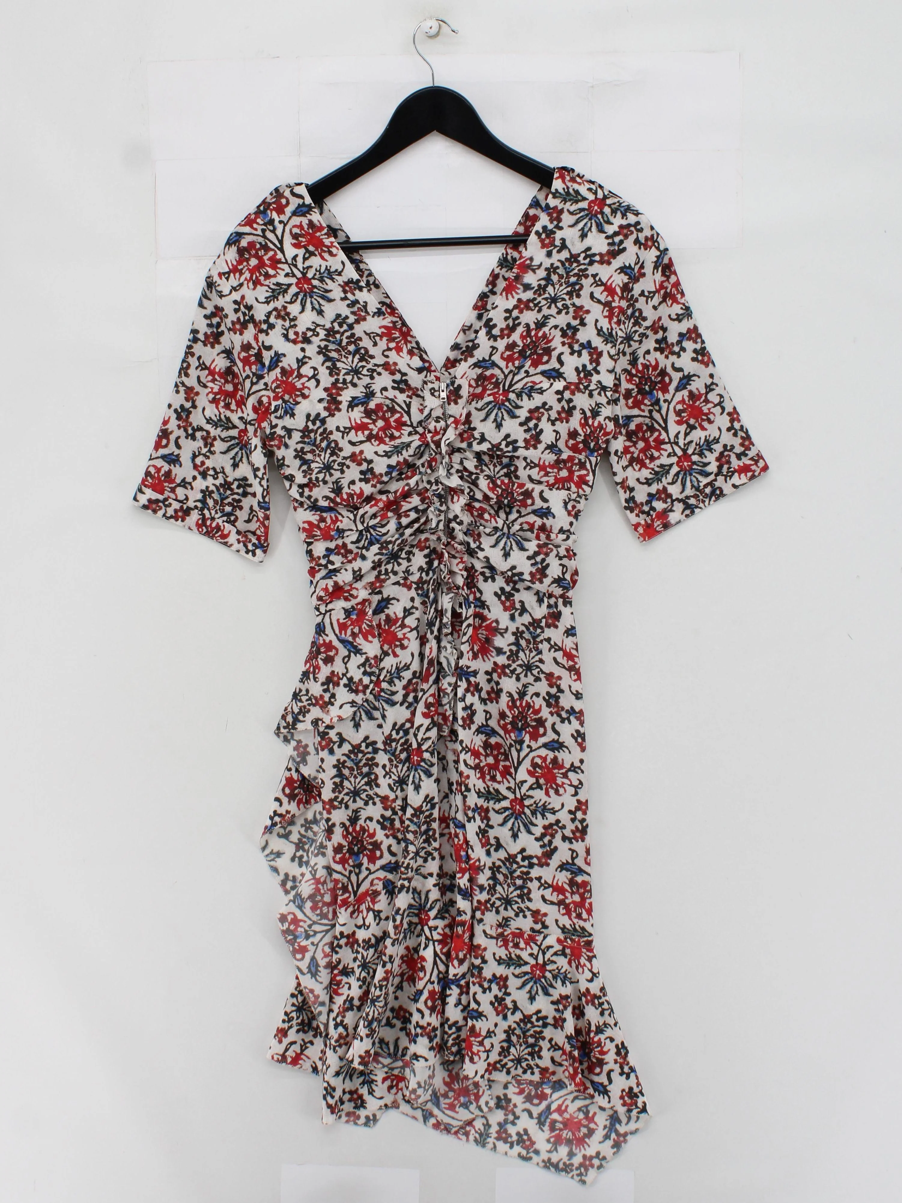 Isabel Marant Wrap Mini Dress in Multi - Image 2