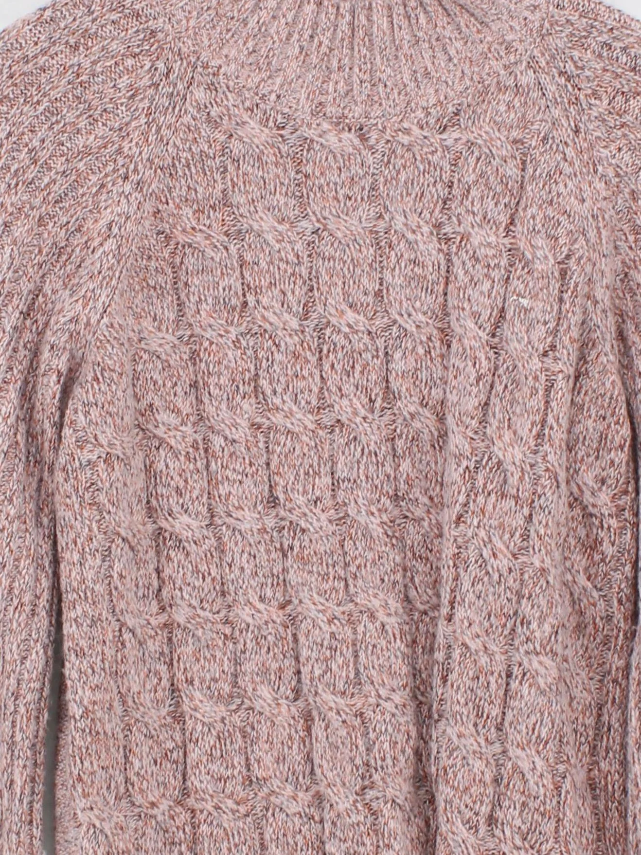 Isle Women's Jumper M Pink Acrylic with Cotton High Neck Pullover - Image 3