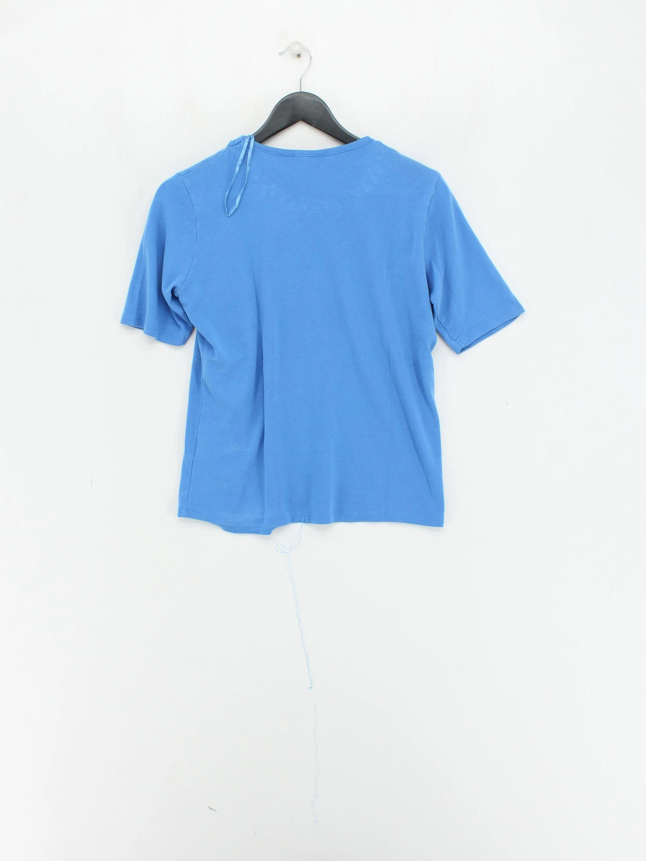 Isle Women's T-Shirt M Blue 100% Cotton Short Sleeve Round Neck Basic - Image 2