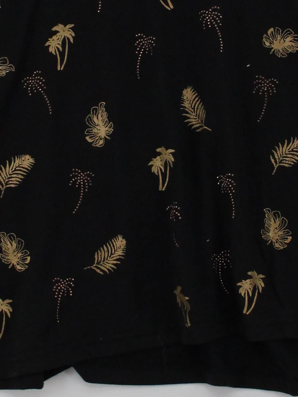 Isle Women's T-Shirt UK 18 Black Polyester with Linen Basic New with tags - Image 4