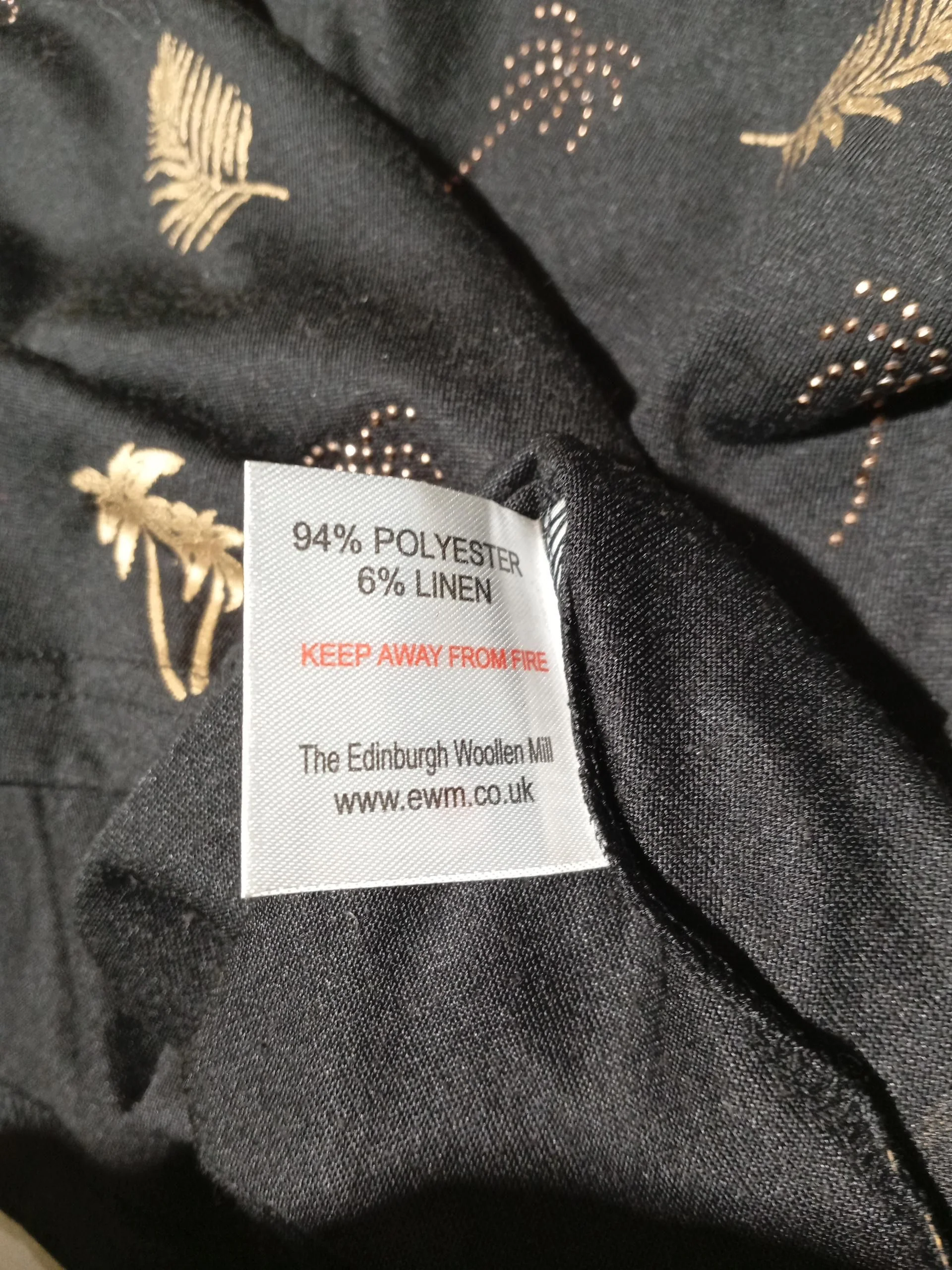 Isle Women's T-Shirt UK 18 Black Polyester with Linen Basic New with tags - Image 6