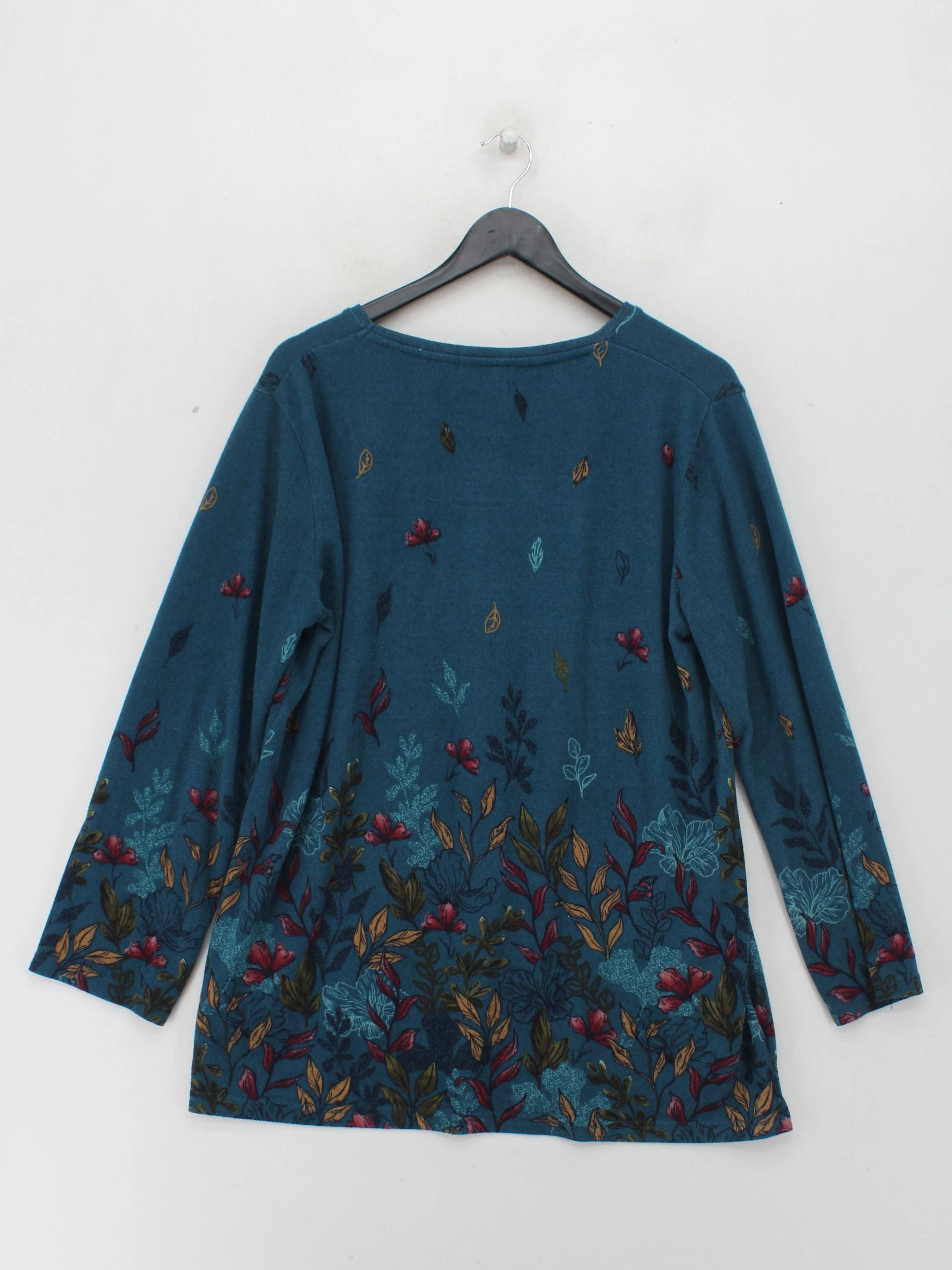 Isle Women's Top L Blue Polyester with Elastane Basic - Image 2