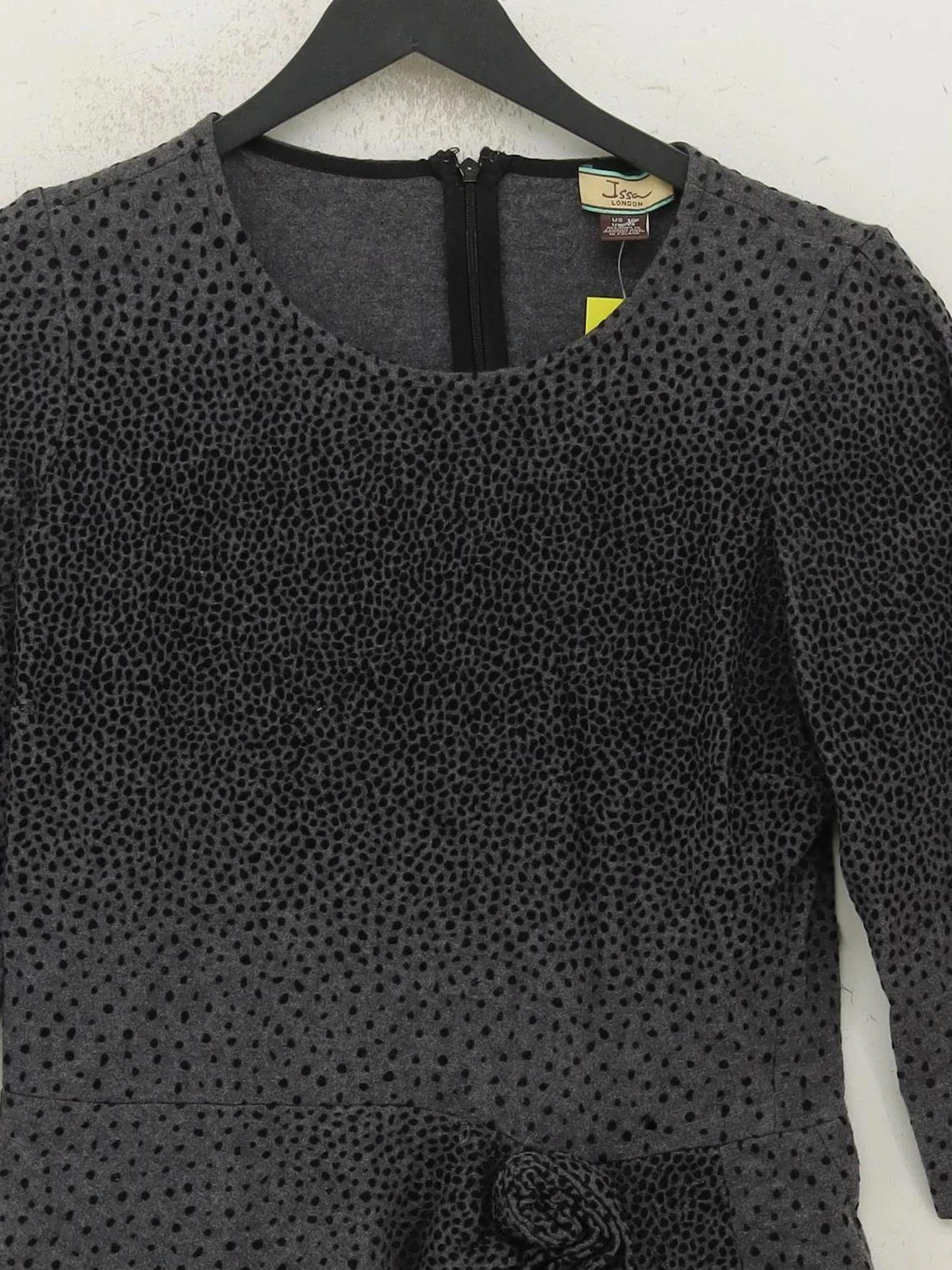 issa london Shirt Midi Dress UK14 in Grey - Image 3