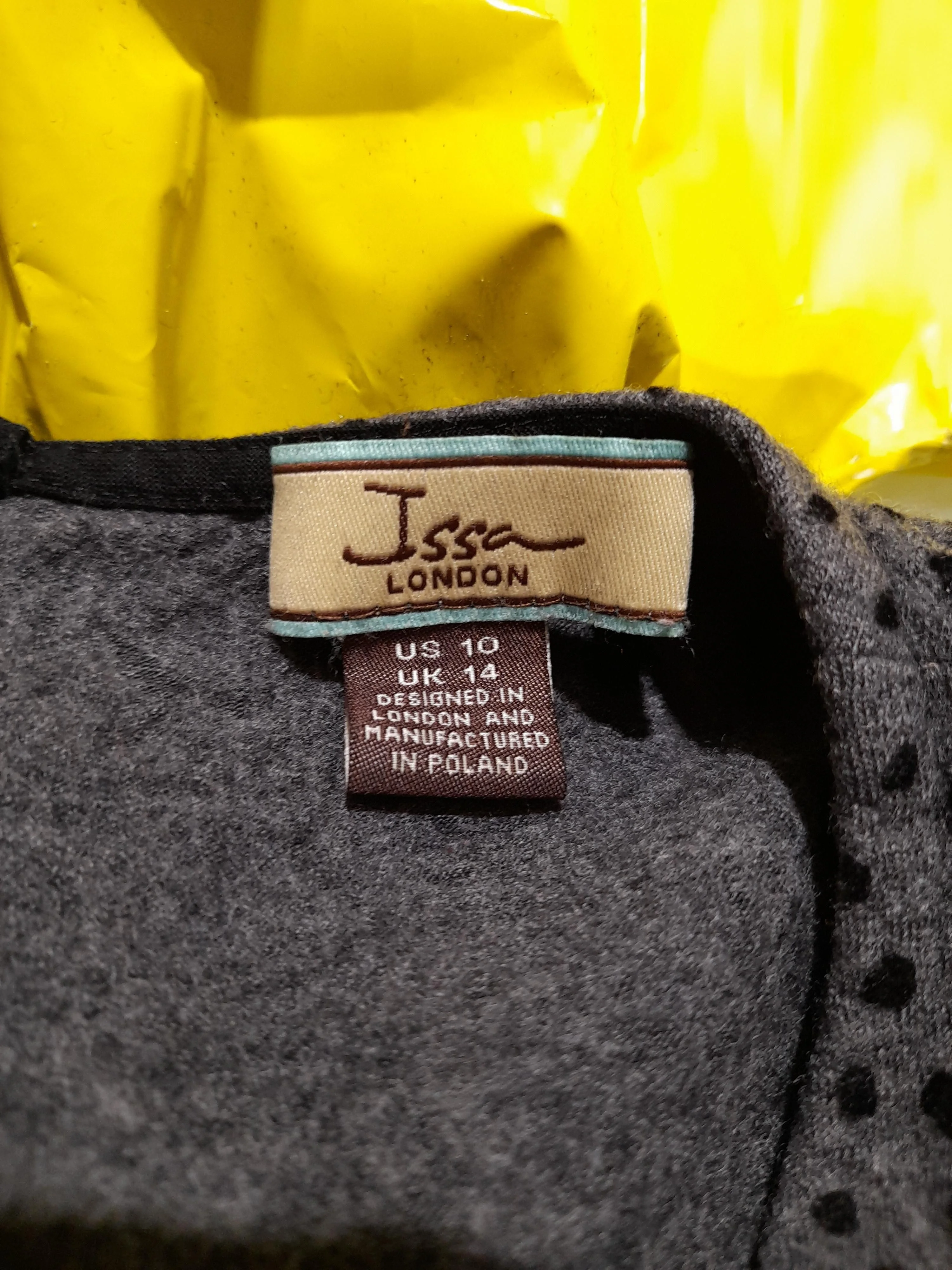 issa london Shirt Midi Dress UK14 in Grey - Image 5