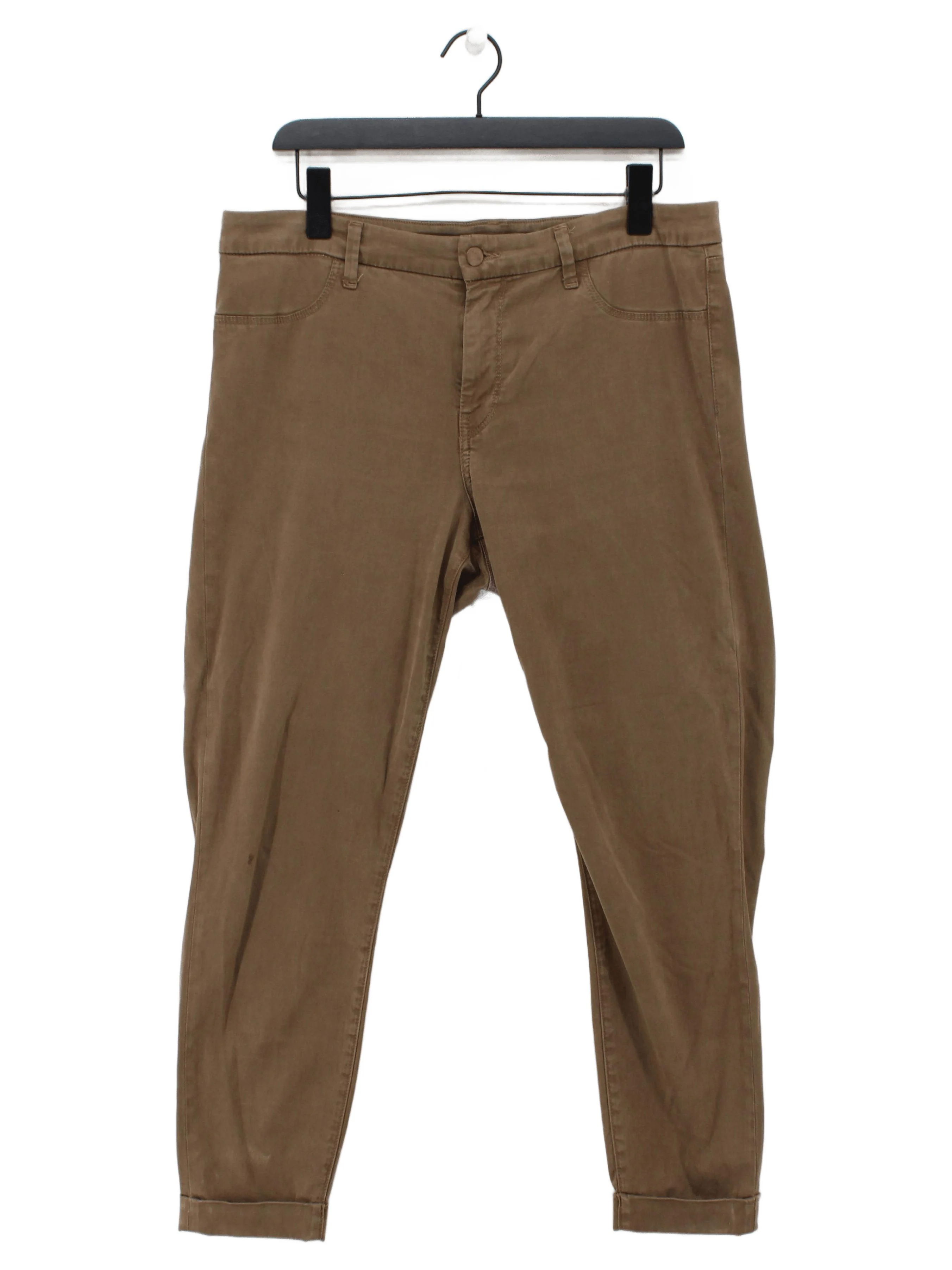 J Brand Men's Trousers W 34 in Tan Lyocell Modal with Cotton, Elastane Chino