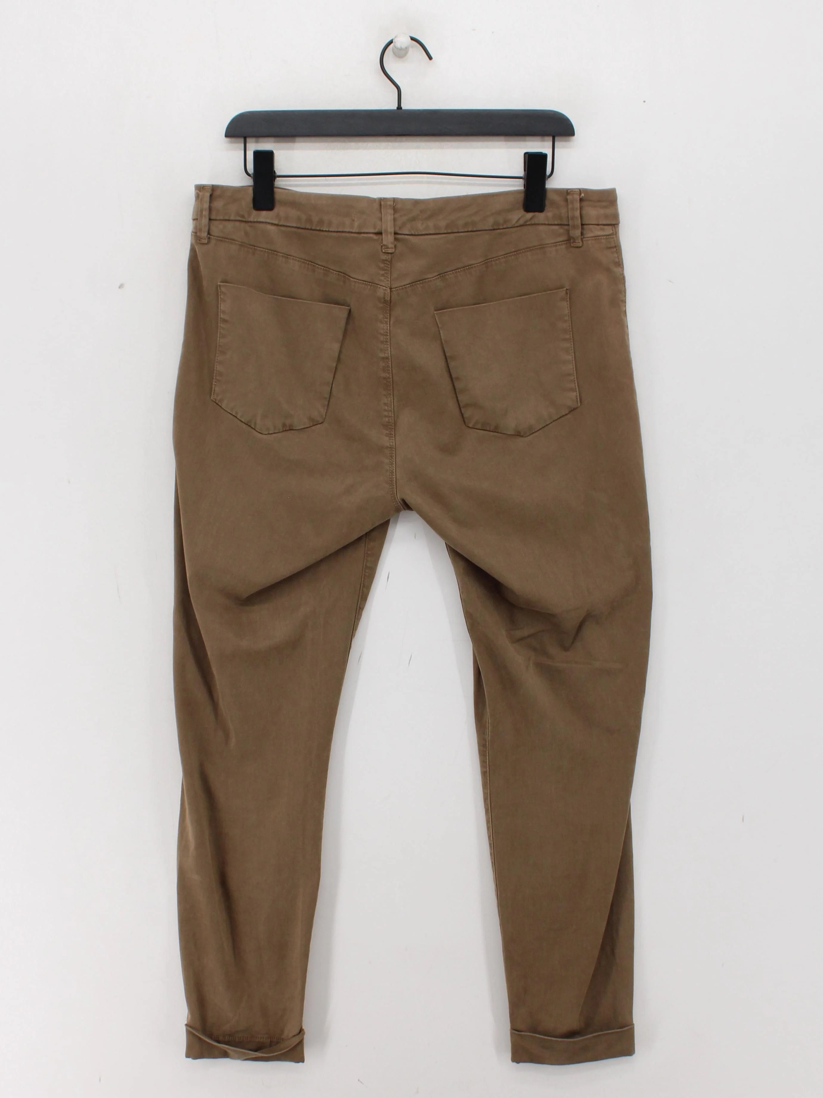 J Brand Men's Trousers W 34 in Tan Lyocell Modal with Cotton, Elastane Chino - Image 2