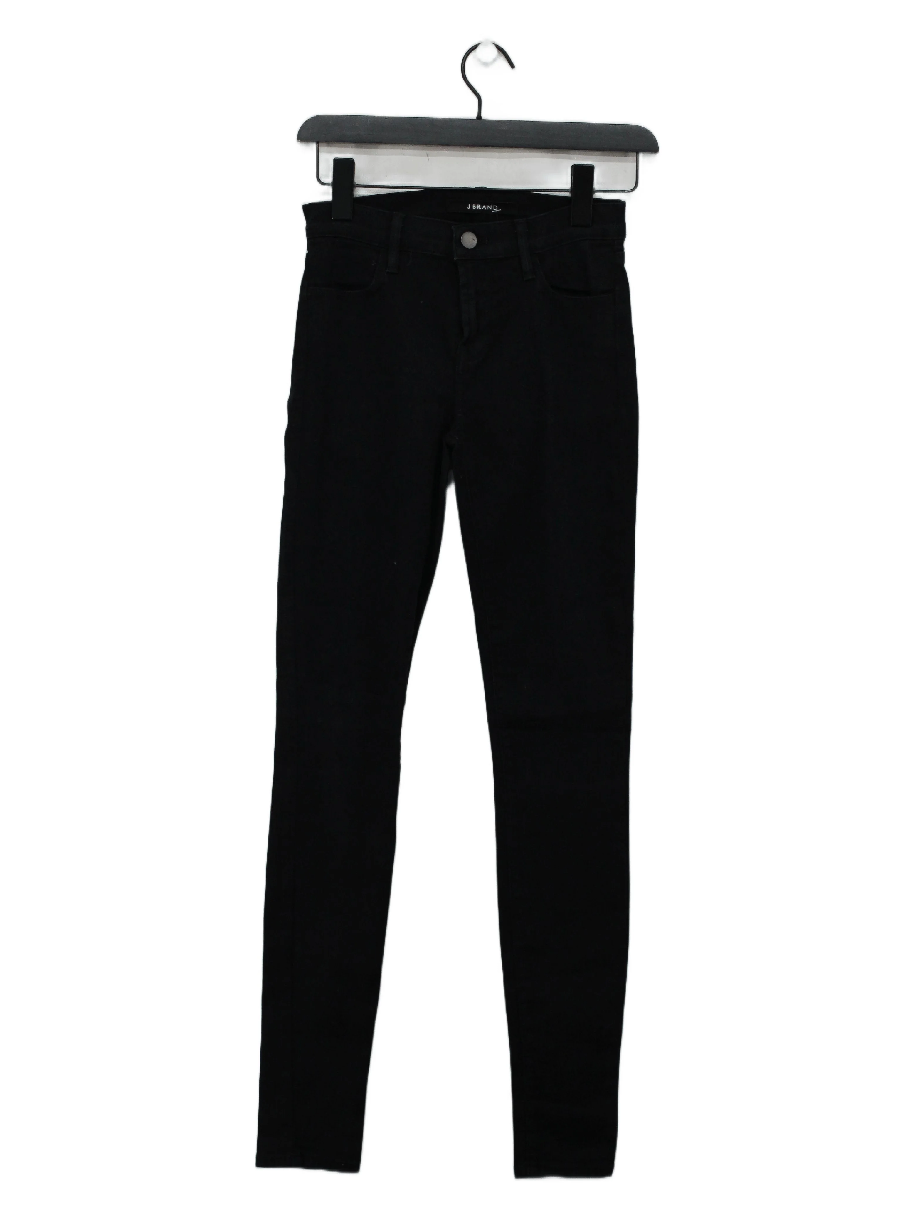 J Brand Women's Jeans W 26 in Black Cotton with Polyamide, Elastane Skinny