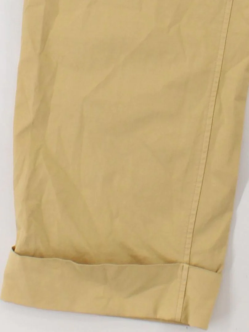 J Brand Women's Trousers W 26 in Tan Cotton with Elastane Bootcut Capri - Image 4