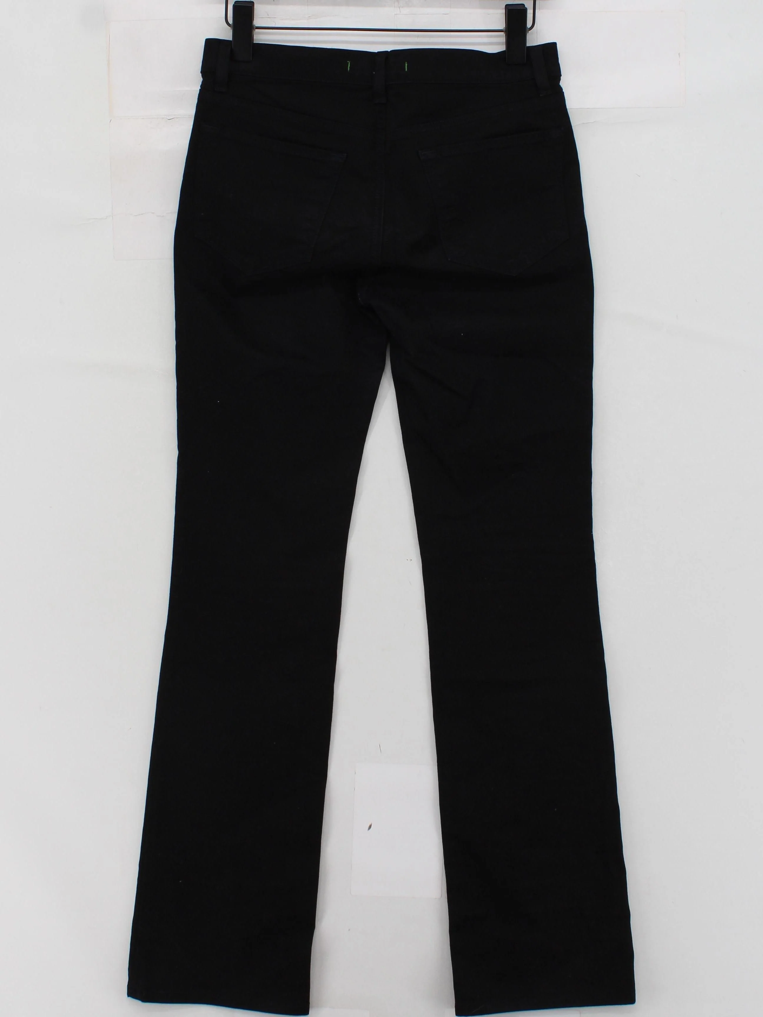 J Brand Women's Trousers W 27 in Black Cotton with Elastane Bootcut Capri - Image 2