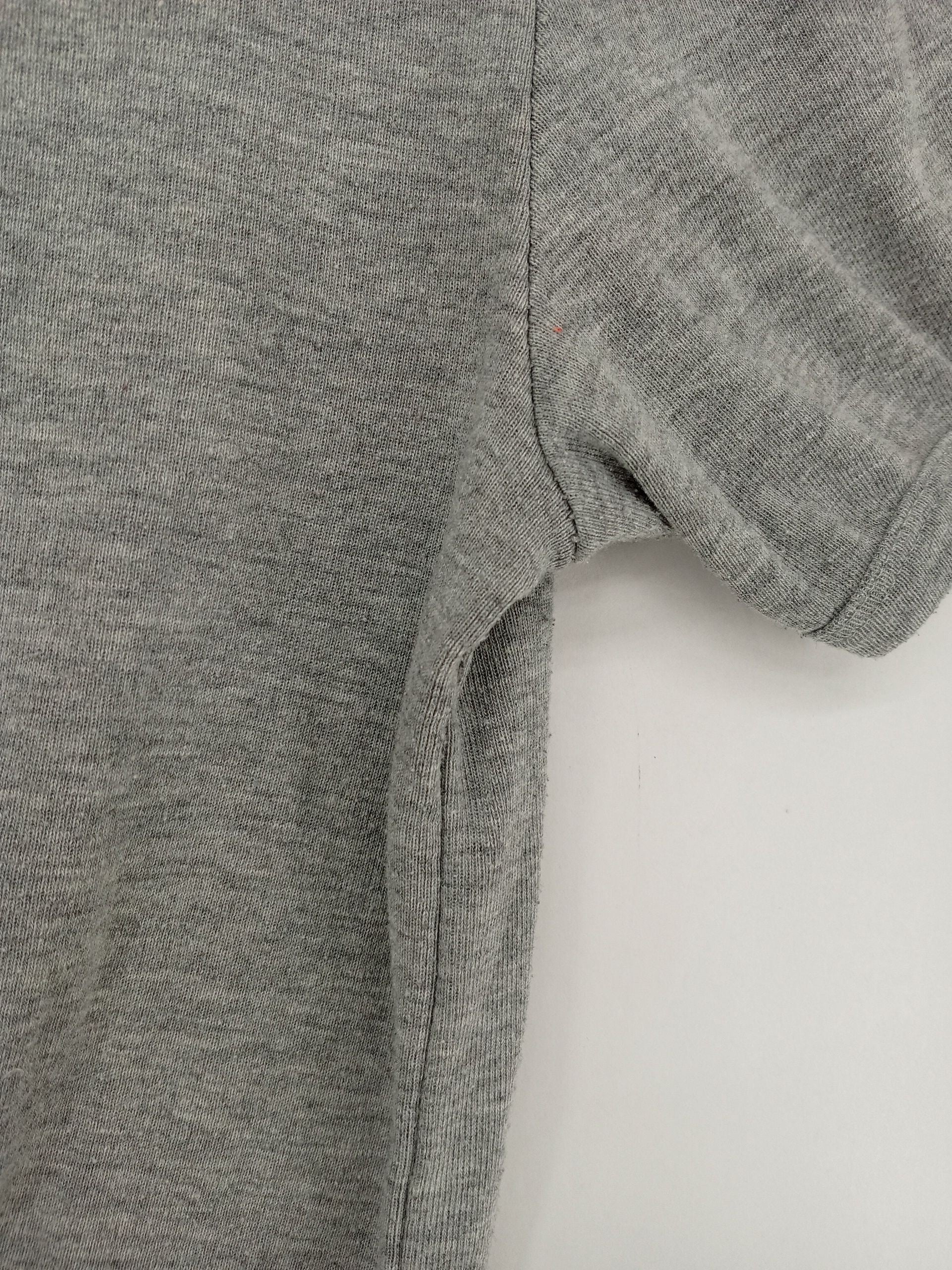 J.C. Rags Men's T-Shirt M Grey Cotton with Polyester Basic - Image 5