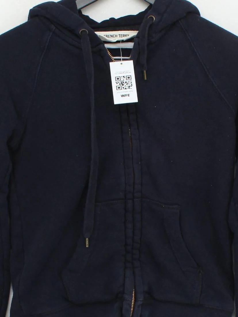 J. Crew Men's Hoodie XS Blue 100% Cotton Pullover - Image 3