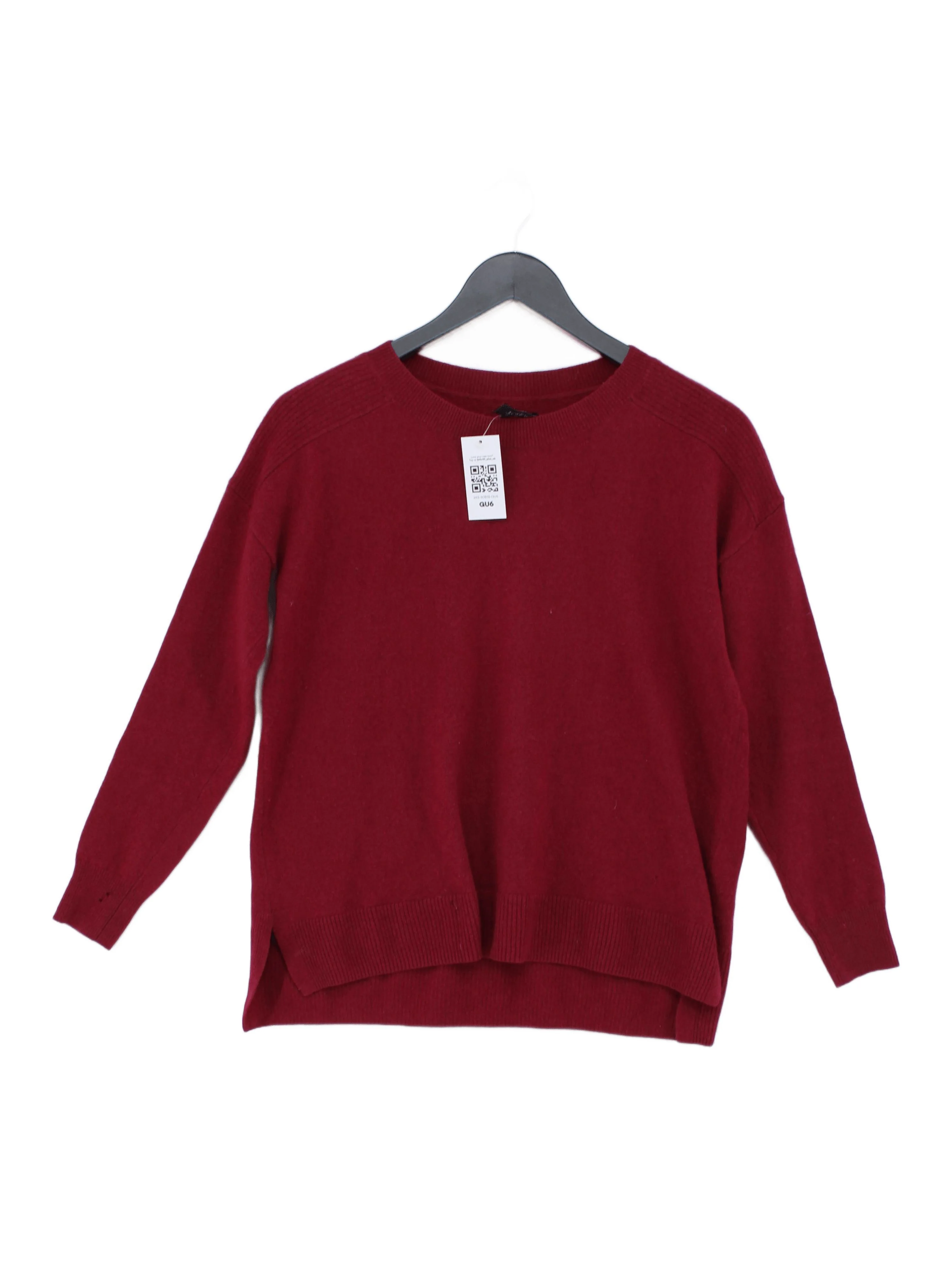 J. Crew Men's Jumper XS Red 100% Cashmere Round Neck Pullover