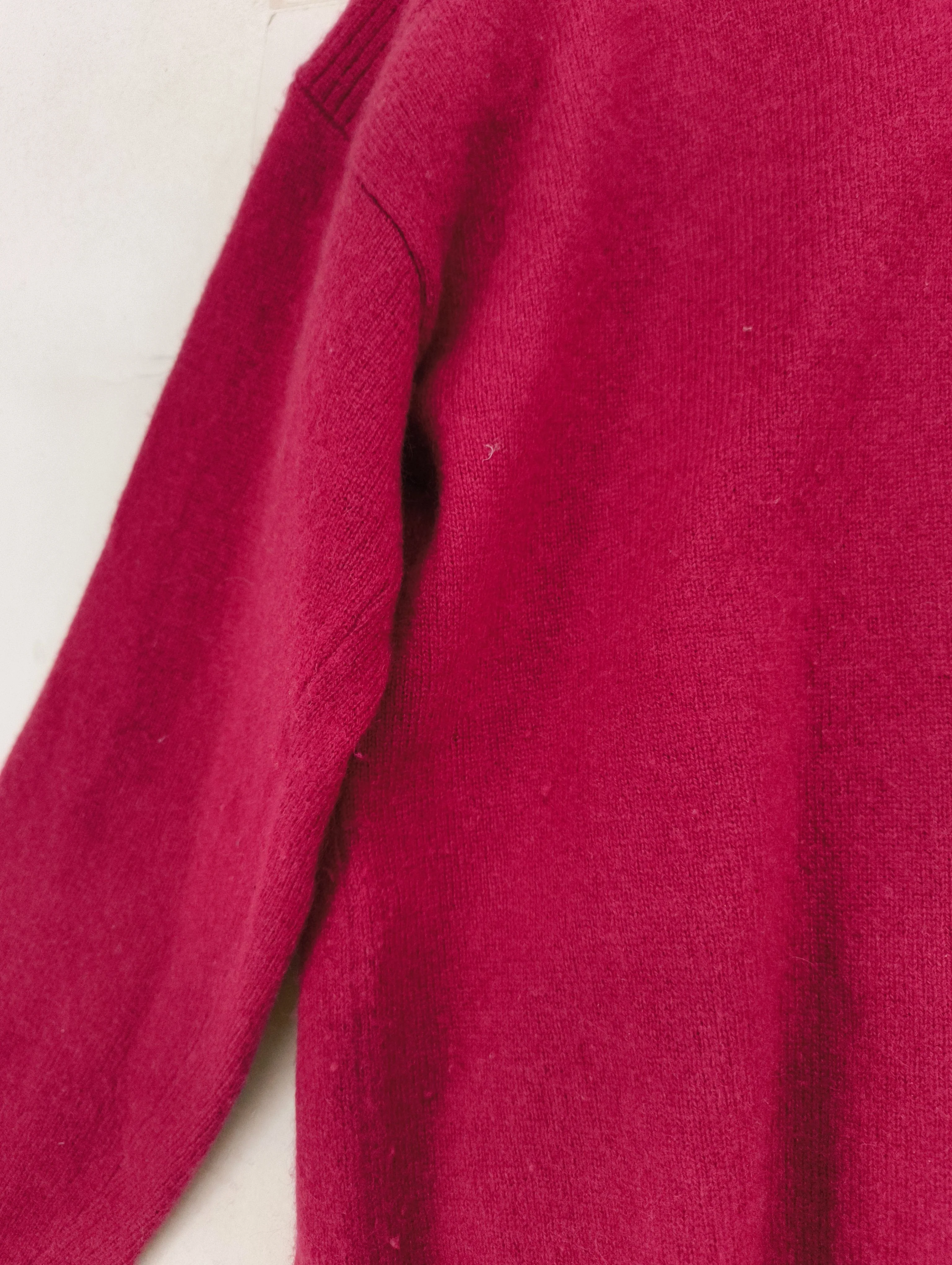 J. Crew Men's Jumper XS Red 100% Cashmere Round Neck Pullover - Image 6