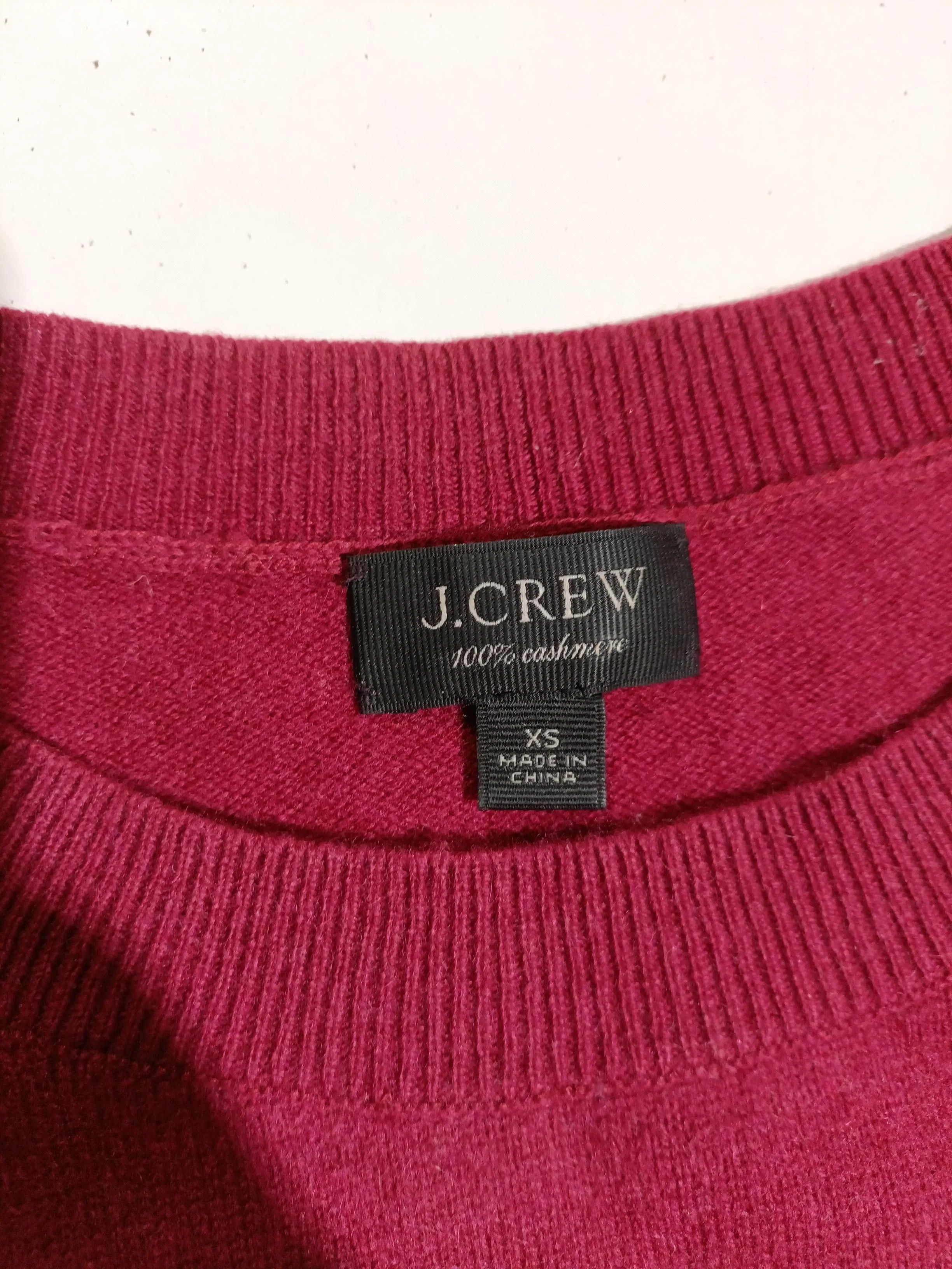 J. Crew Men's Jumper XS Red 100% Cashmere Round Neck Pullover - Image 7