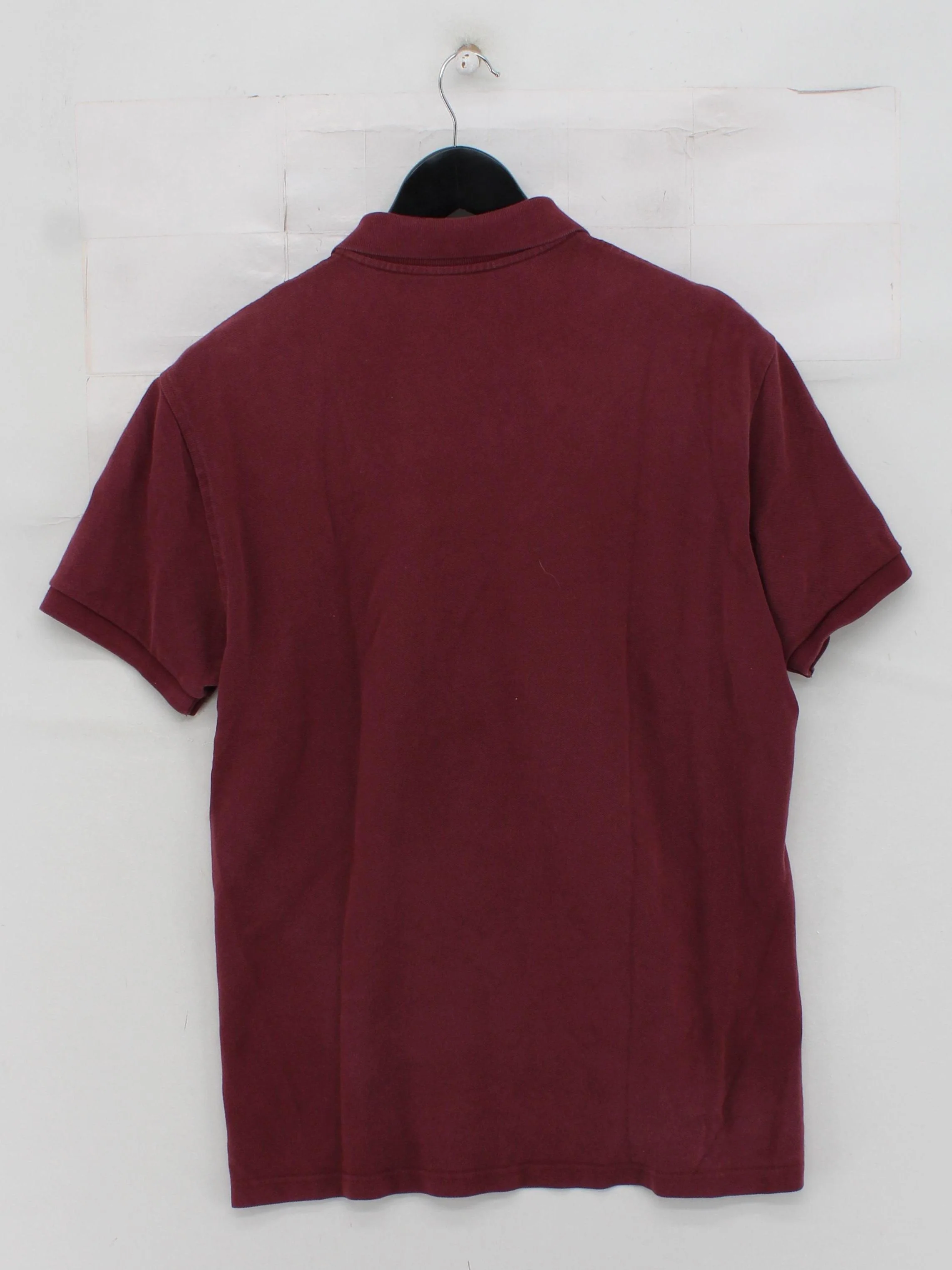 J. Crew Men's Polo M Red 100% Cotton Basic - Image 2