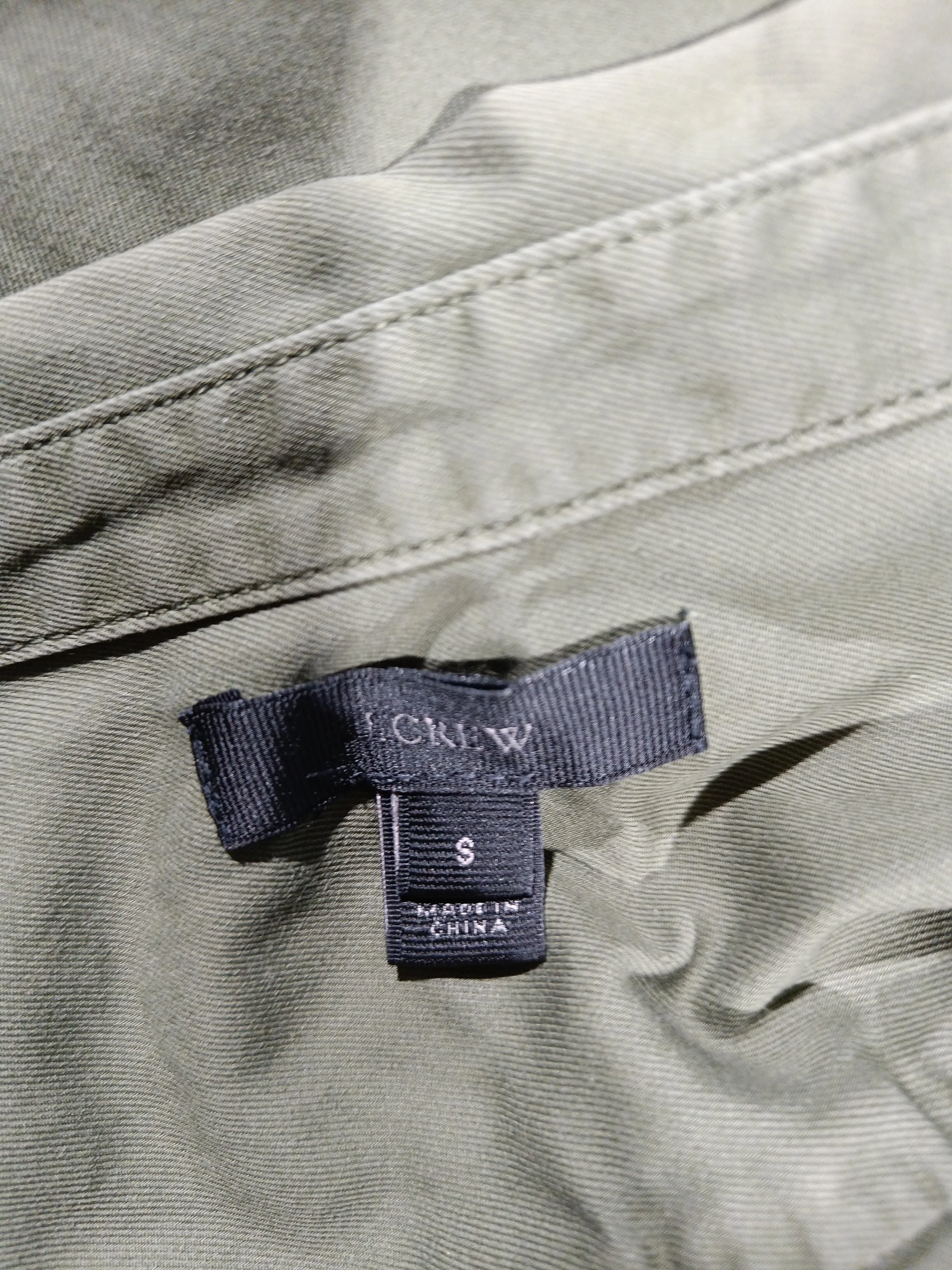 J. Crew Men's Shirt S Green 100% Cotton Basic - Image 6