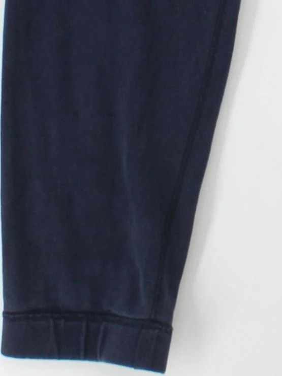 J. Crew Men's Sports Bottoms L Blue 100% Cotton Tapered Sweatpants - Image 4