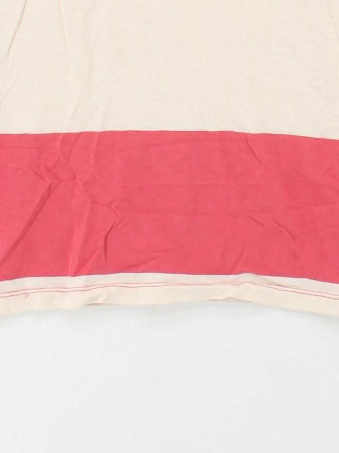J. Crew Men's T-Shirt M Red Striped 100% Cotton Basic - Image 4