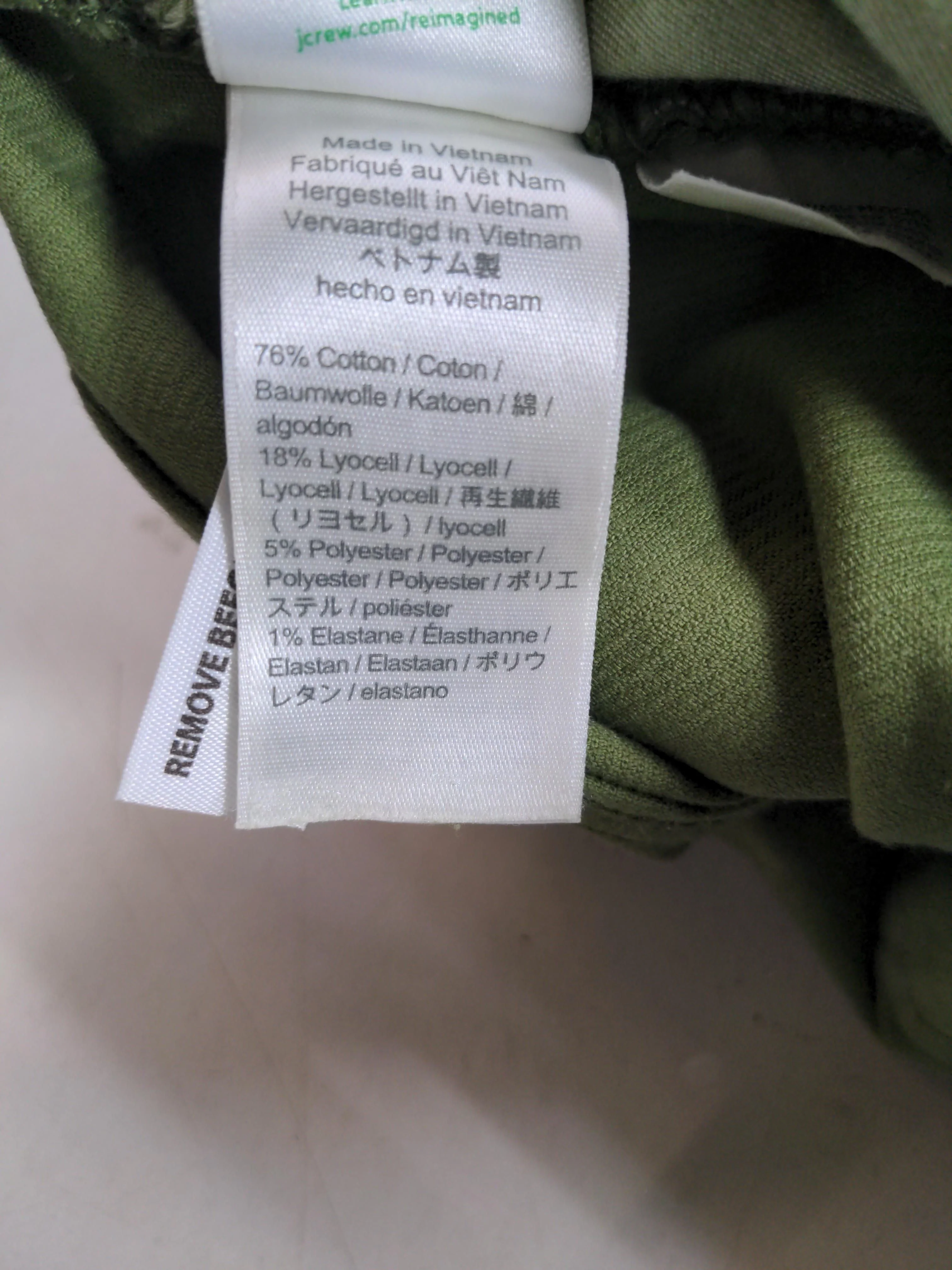 J. Crew Men's Trousers W 26 in Green Cotton - Image 6
