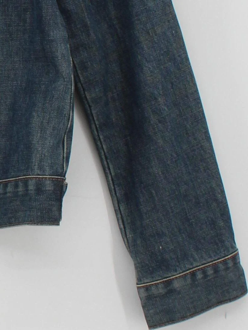 J. Crew Motorcycle Jacket jacket blue - Image 4