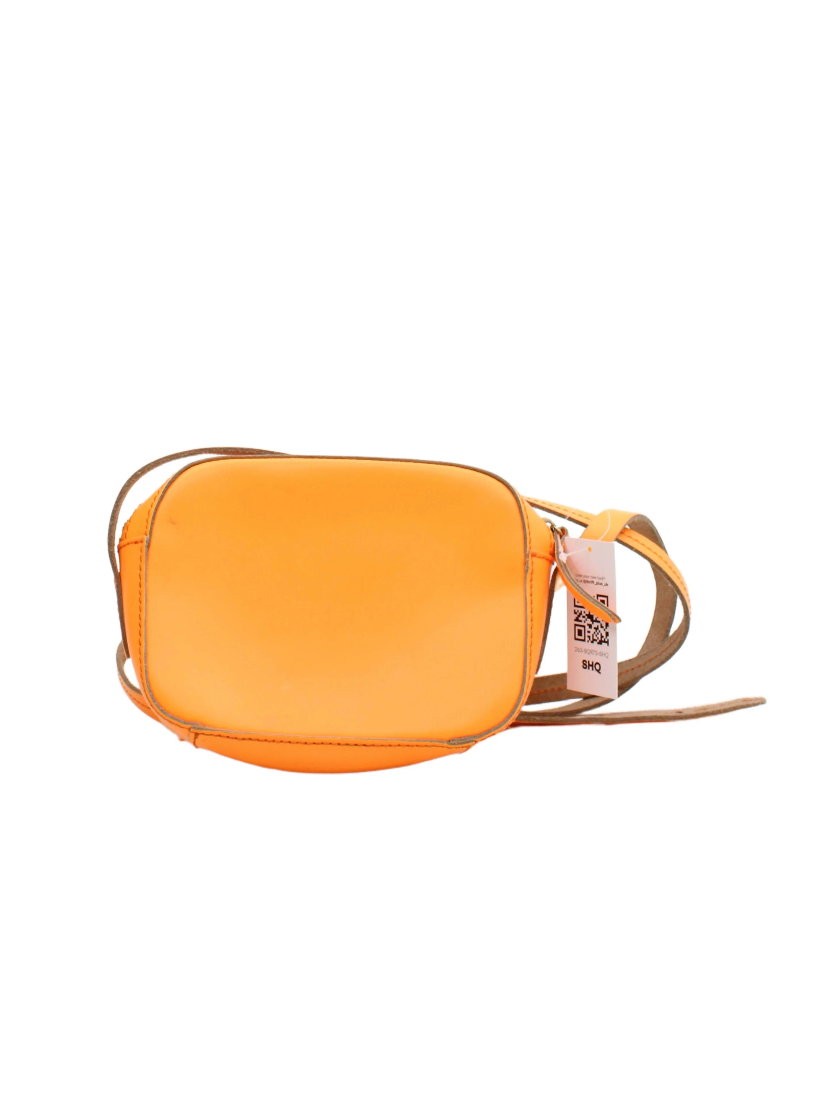 J. Crew Women's Bag Orange 100% Faux Leather Crossbody