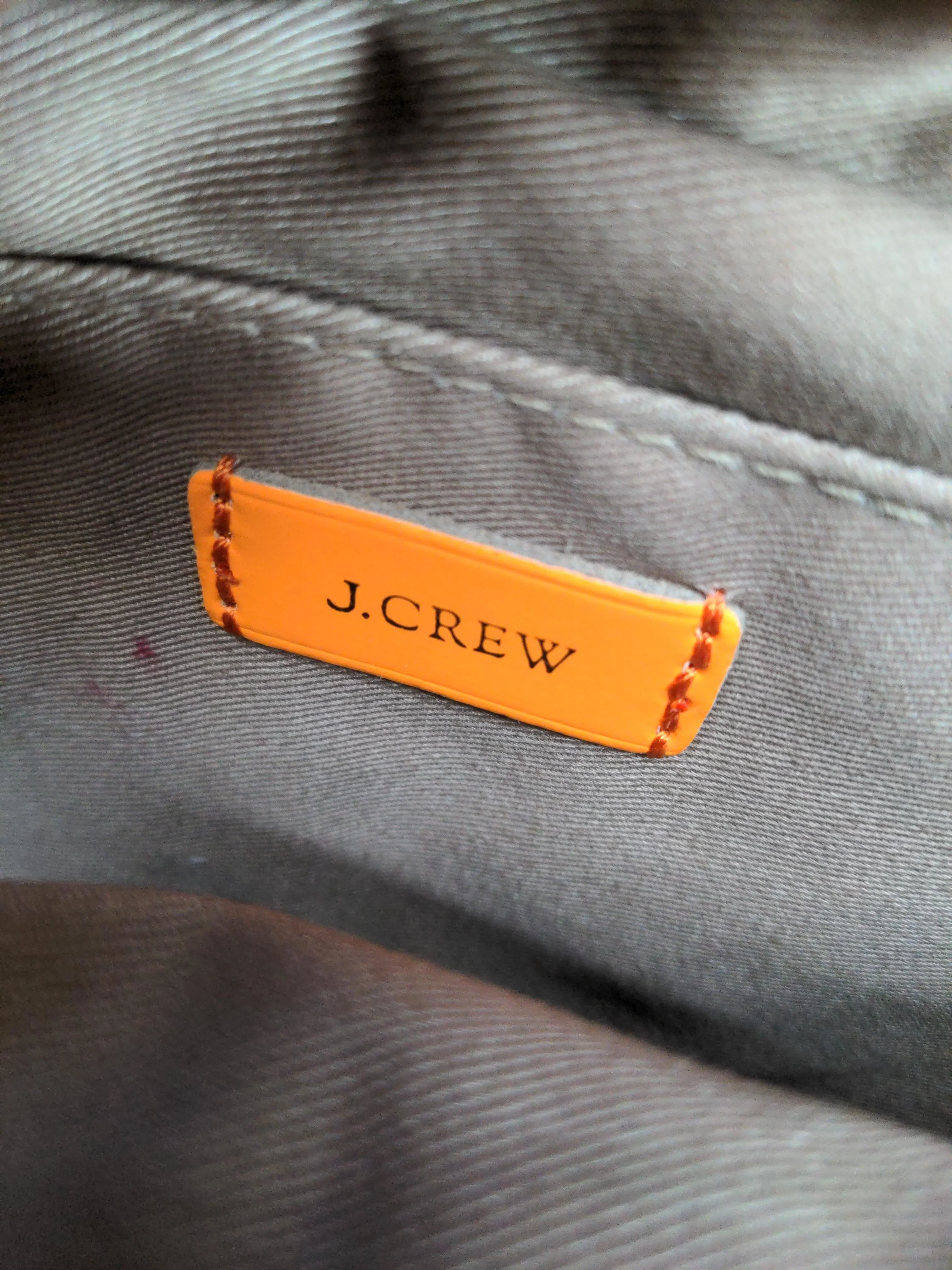 J. Crew Women's Bag Orange 100% Faux Leather Crossbody - Image 6