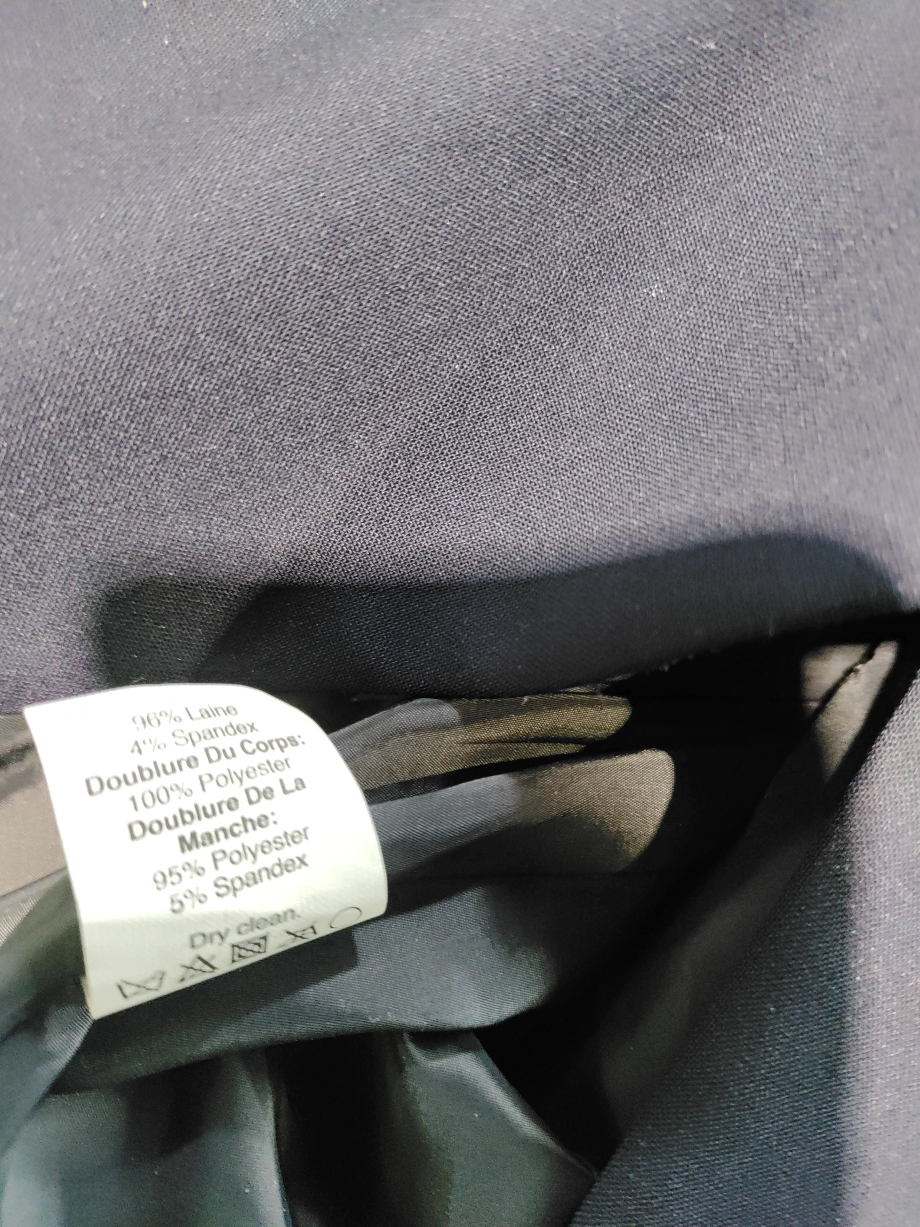 J. Crew Women's Blazer UK 8 Blue Wool with Spandex Overcoat - Image 6