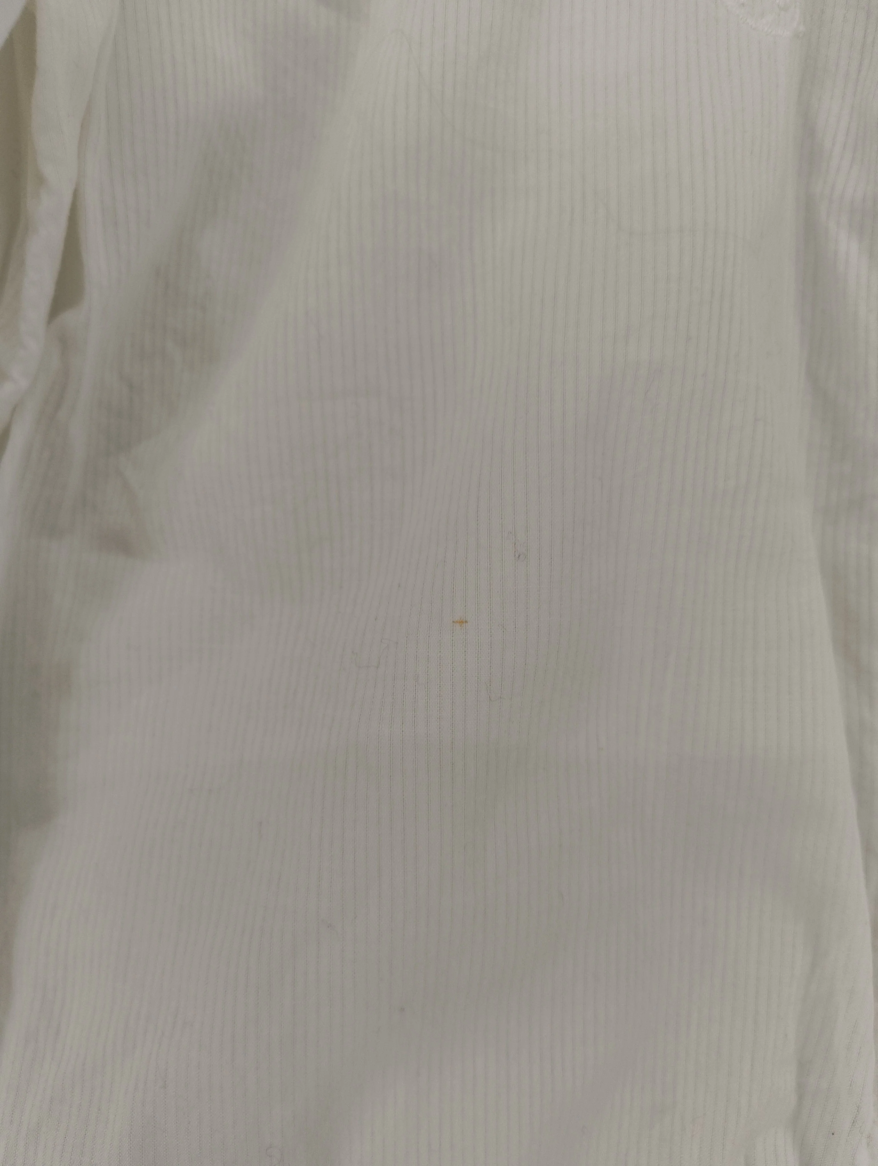 J. Crew Women's Blouse S White Cotton with Polyester 3/4 Sleeve Collared Basic - Image 5