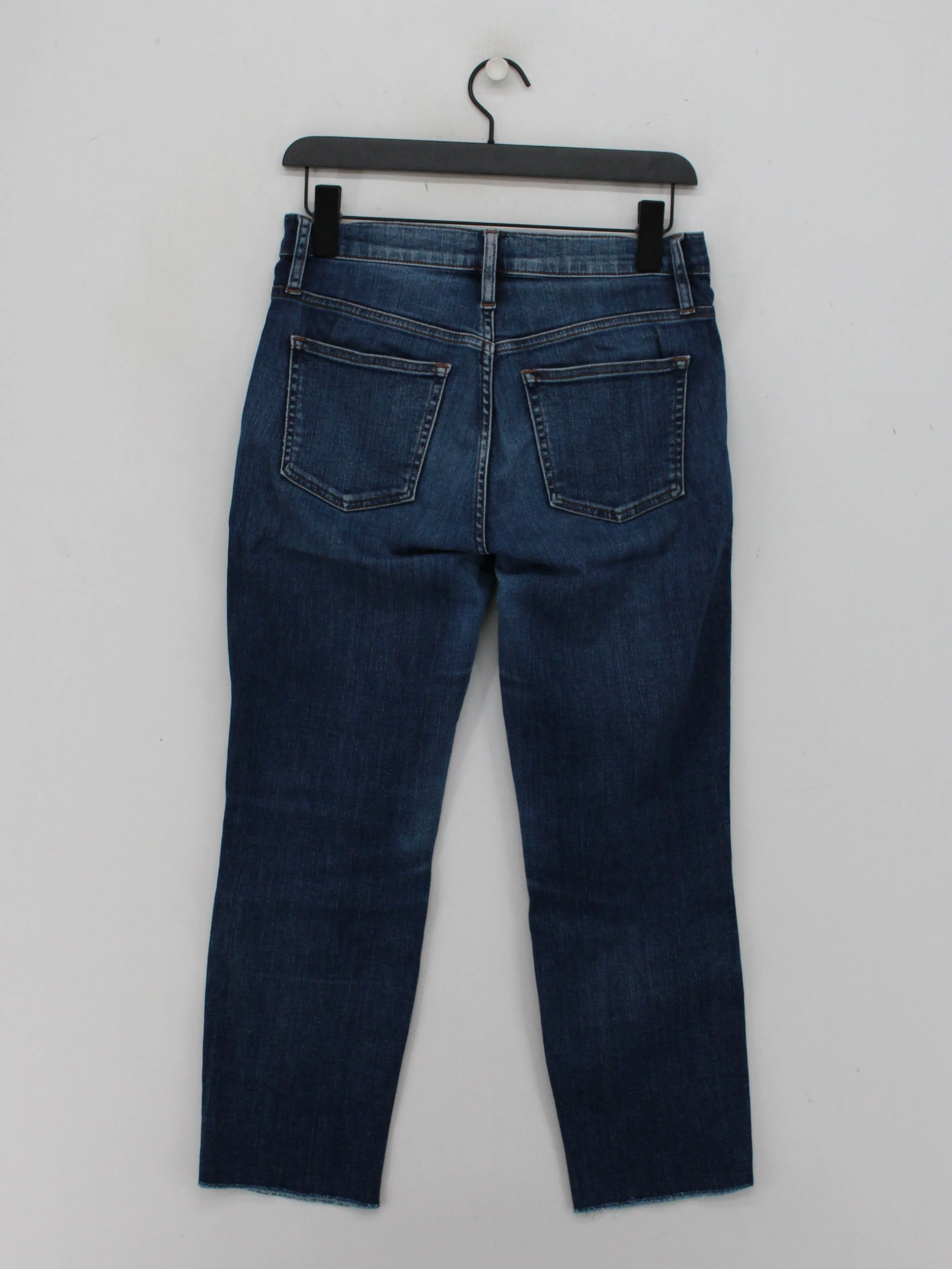 J. Crew Women's Jeans W 27 in Blue Cotton with Polyester, Elastane Straight - Image 2