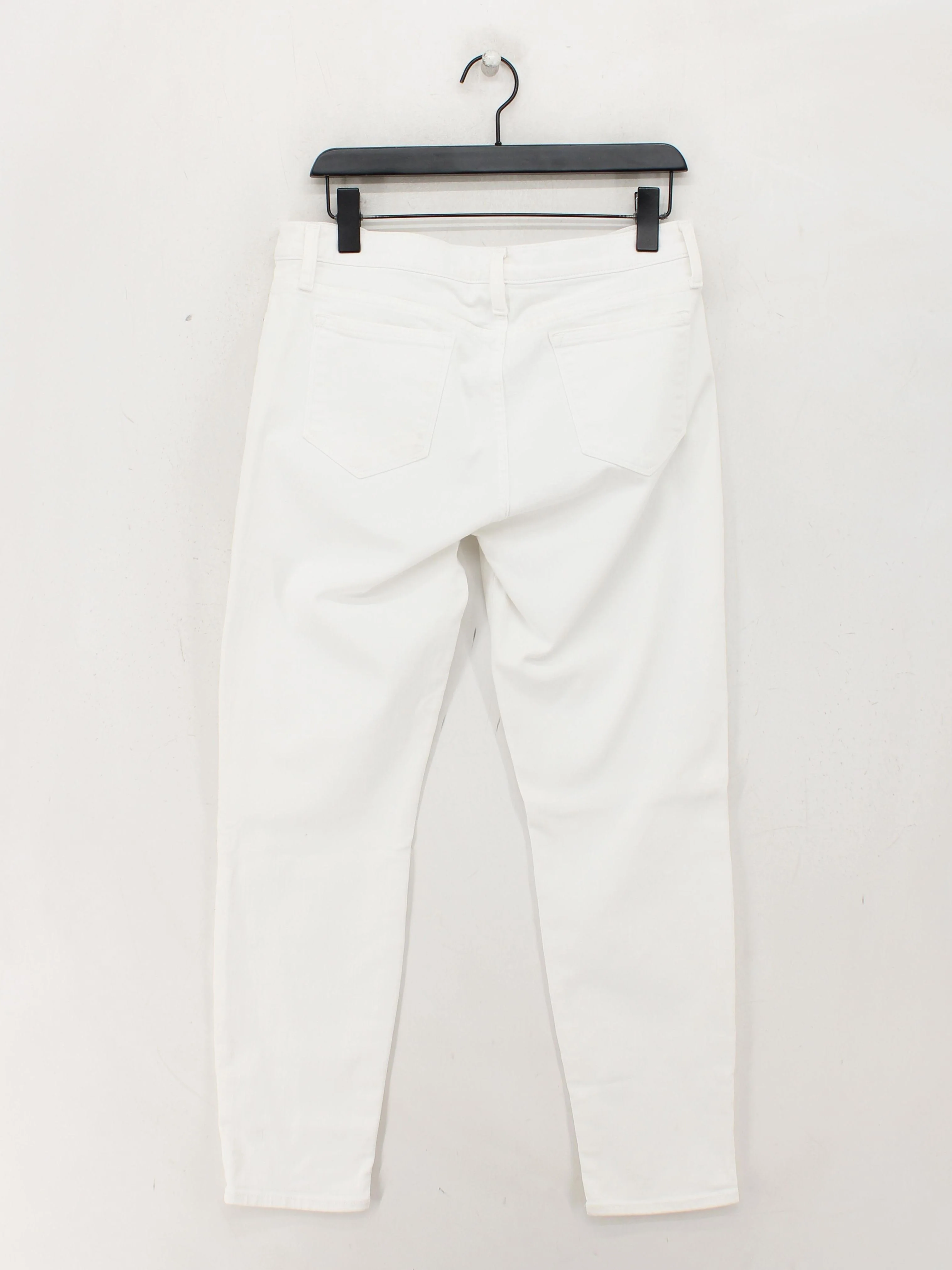 J. Crew Women's Jeans W 31 in White 100% Cotton Skinny - Image 2